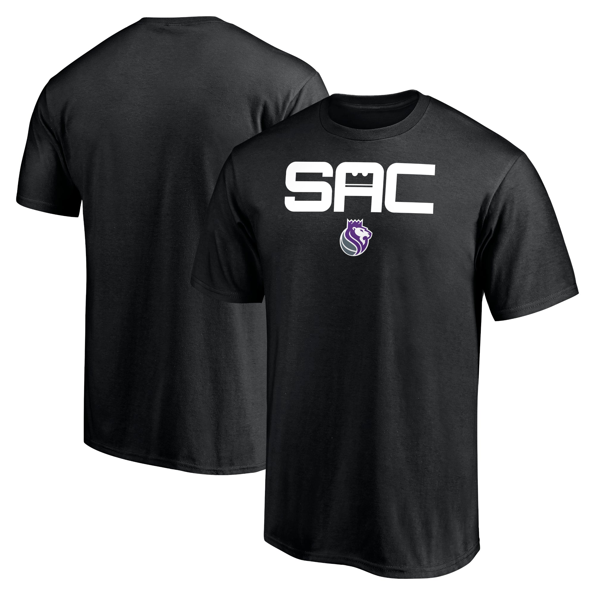 Men's Black Sacramento Kings Push Ahead T-Shirt