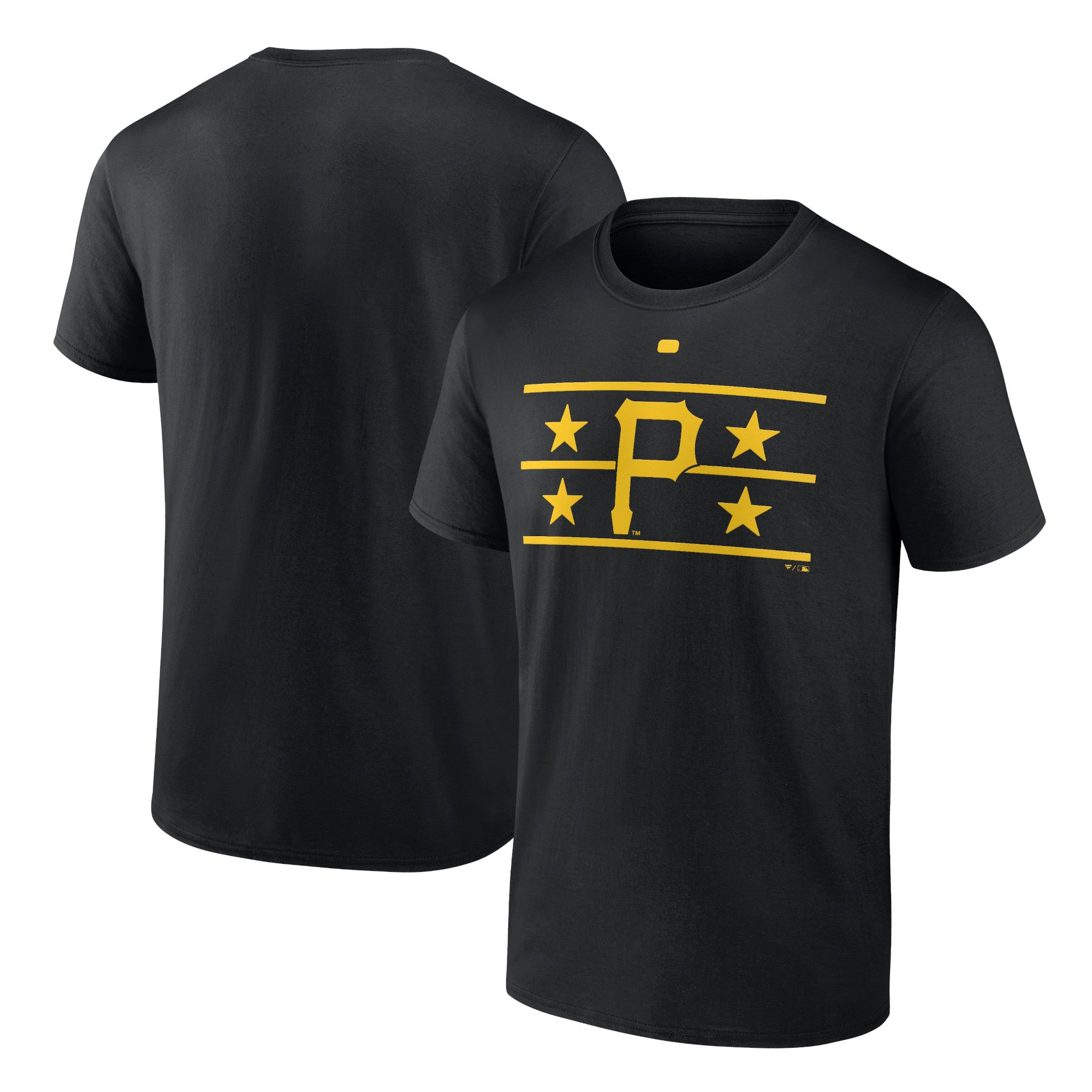 Men's Black Pittsburgh Pirates Pitt Star T-Shirt
