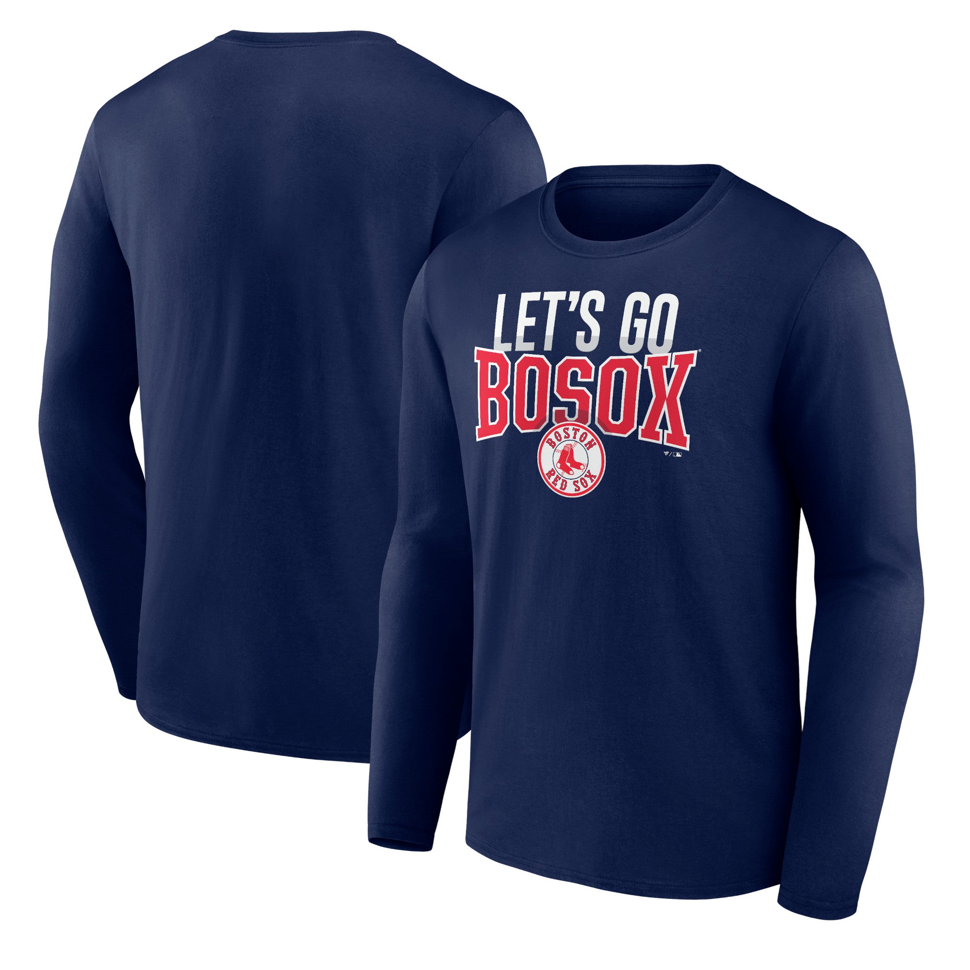 Men's Navy Boston Red Sox LGS Long Sleeve T-Shirt