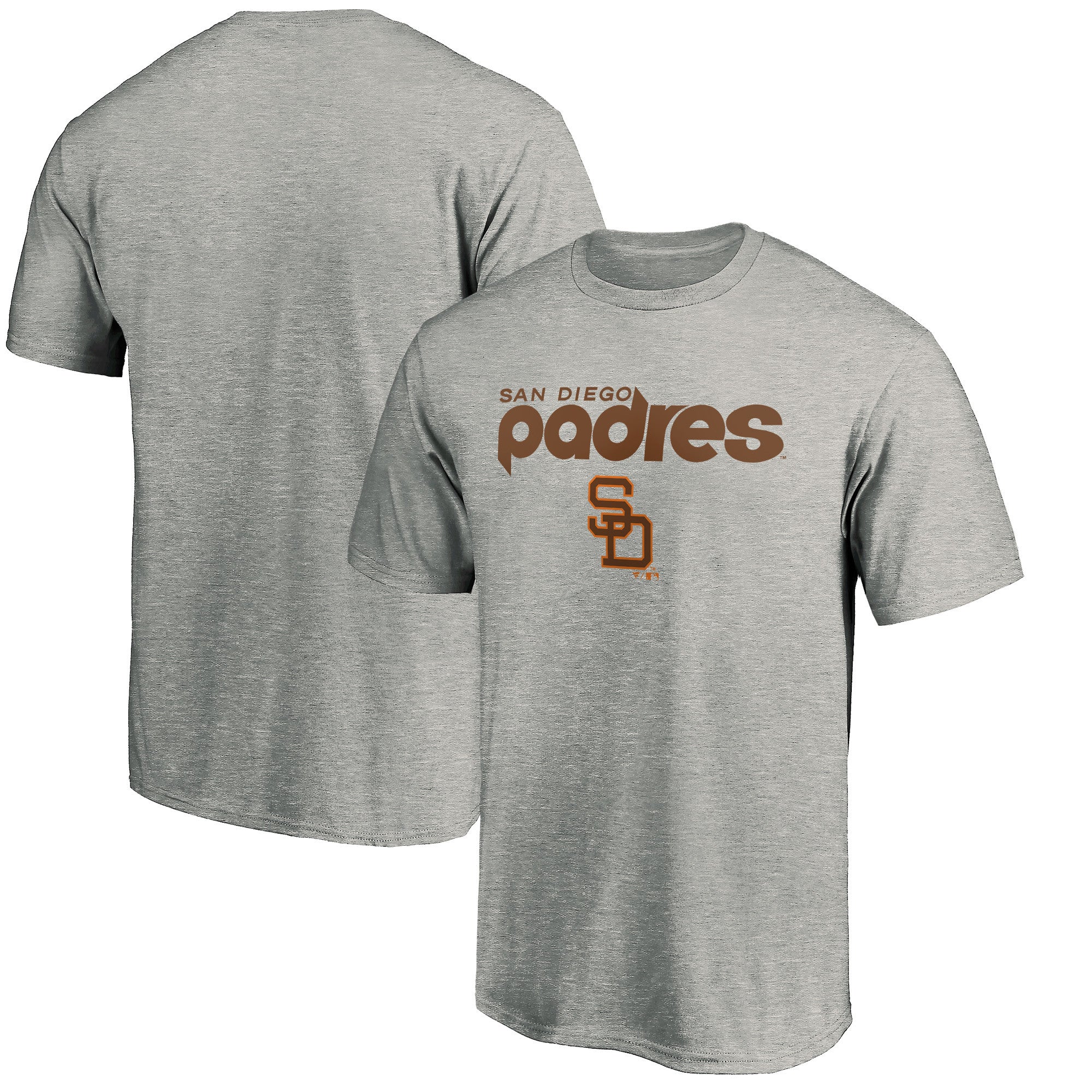 Men's Heather Gray San Diego Padres Team Wahconah T-Shirt