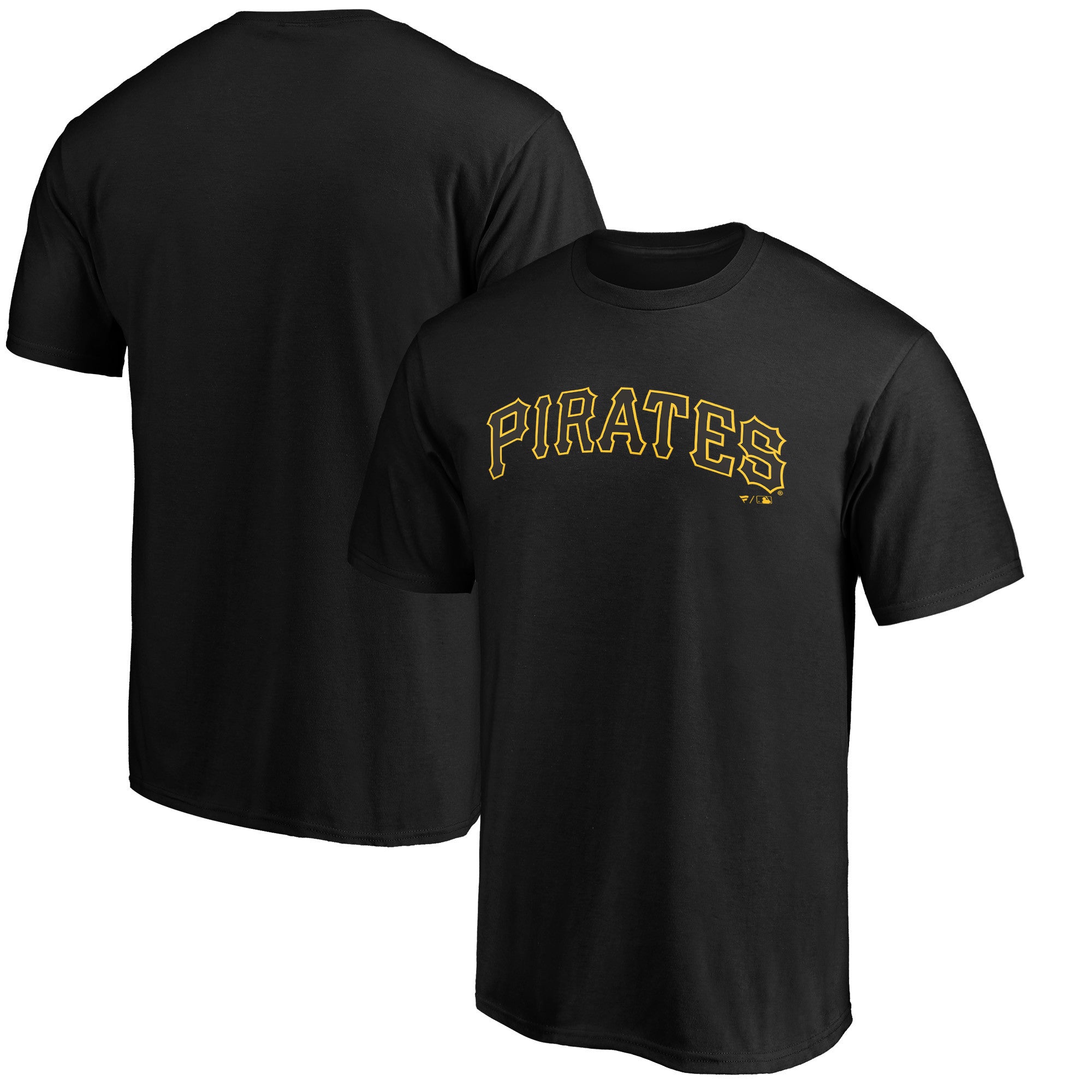 Men's Black Pittsburgh Pirates Official Wordmark Team T-Shirt