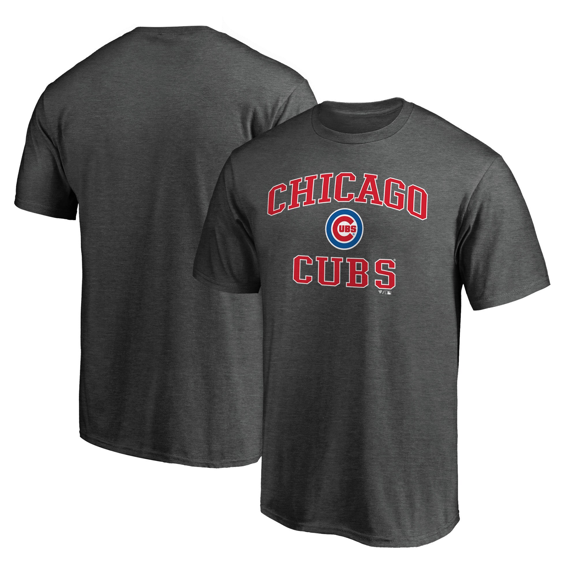 Men's Charcoal Chicago Cubs Heart & Soul T-Shirt