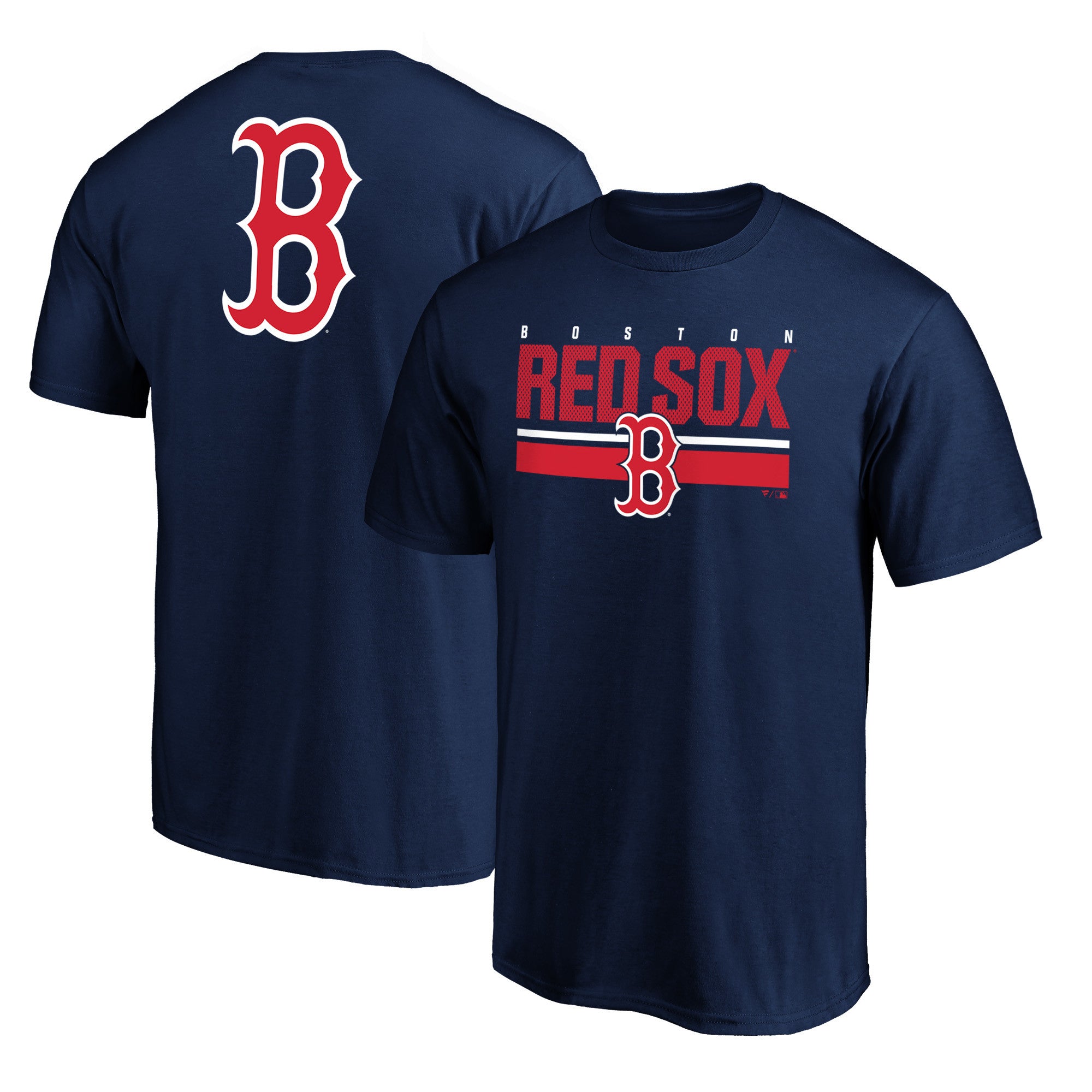 Men's Navy Boston Red Sox End Game Team Wordmark T-Shirt