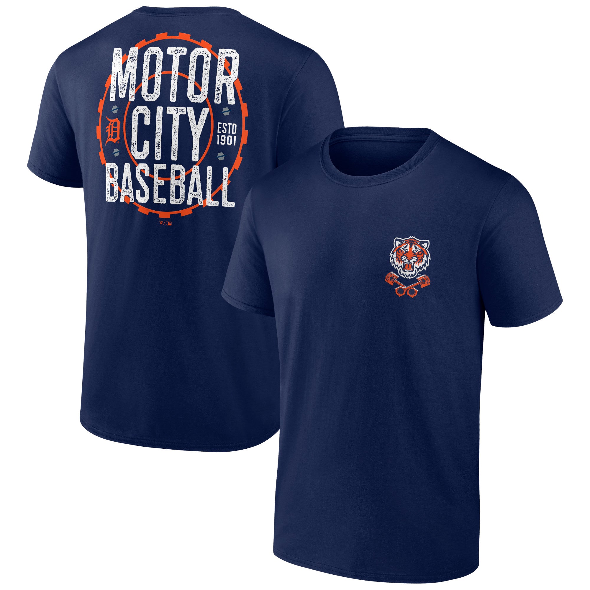 Men's Navy Detroit Tigers Bring It Motor City T-Shirt