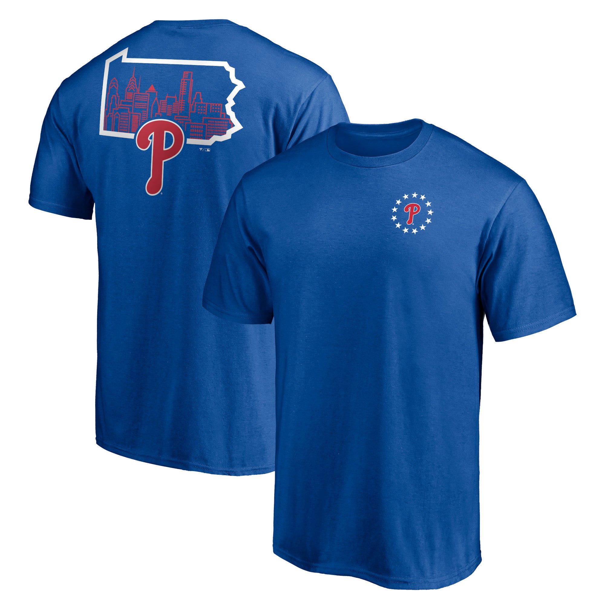 Men's Royal Philadelphia Phillies Philly State T-Shirt