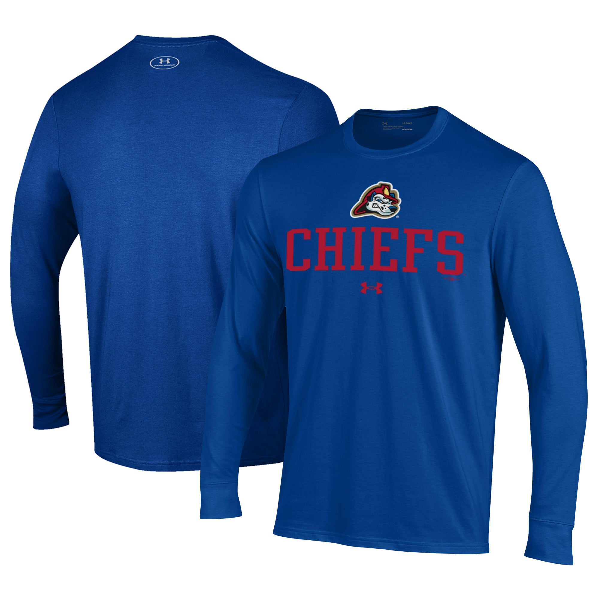 Men's Under Armour Royal Peoria Chiefs Performance Long Sleeve T-Shirt