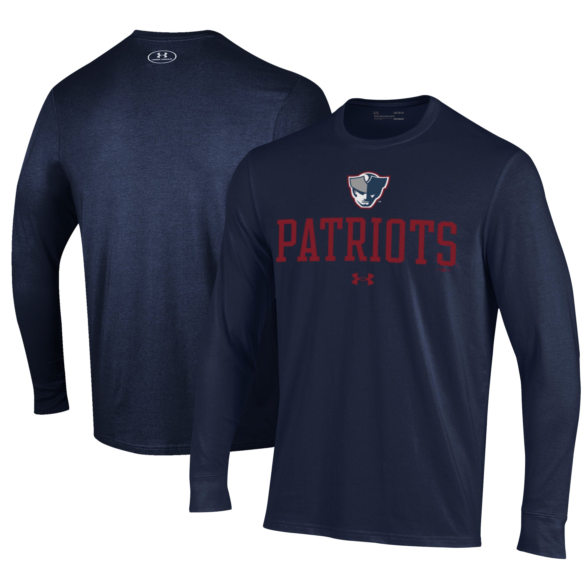 Men's Under Armour Navy Somerset Patriots Performance Long Sleeve T-Shirt