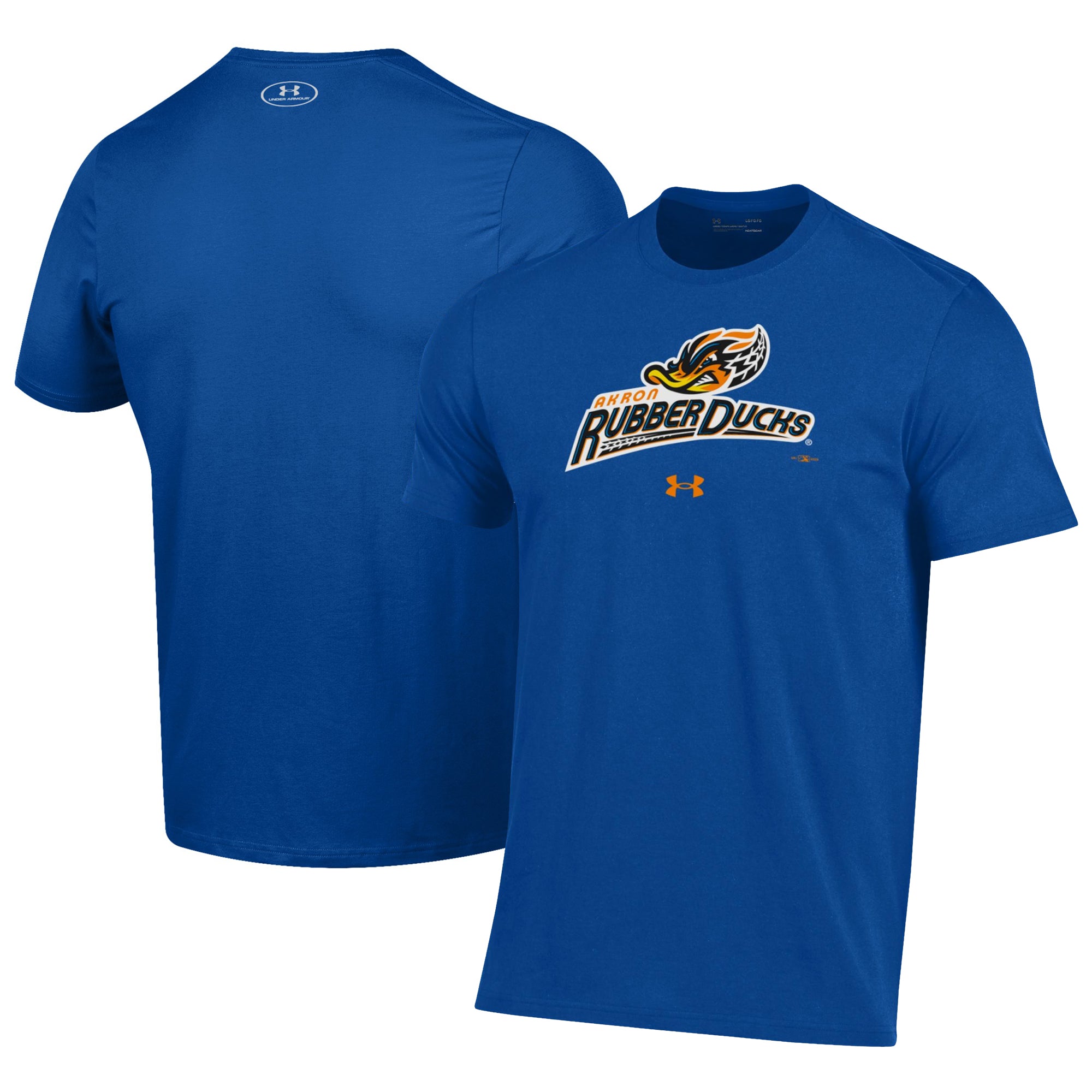 Men's Under Armour Royal Akron RubberDucks Performance T-Shirt