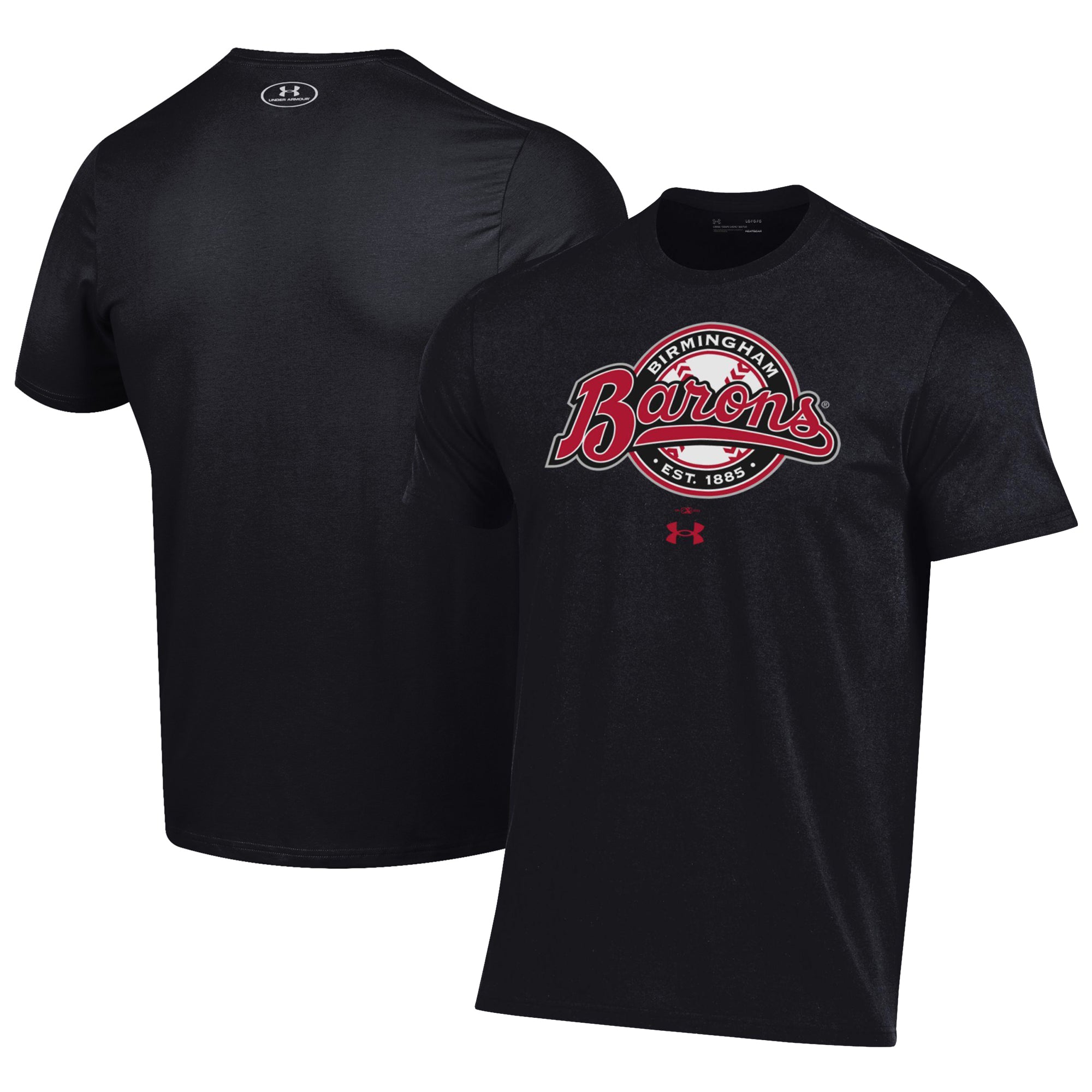 Men's Under Armour Black Birmingham Barons Performance T-Shirt