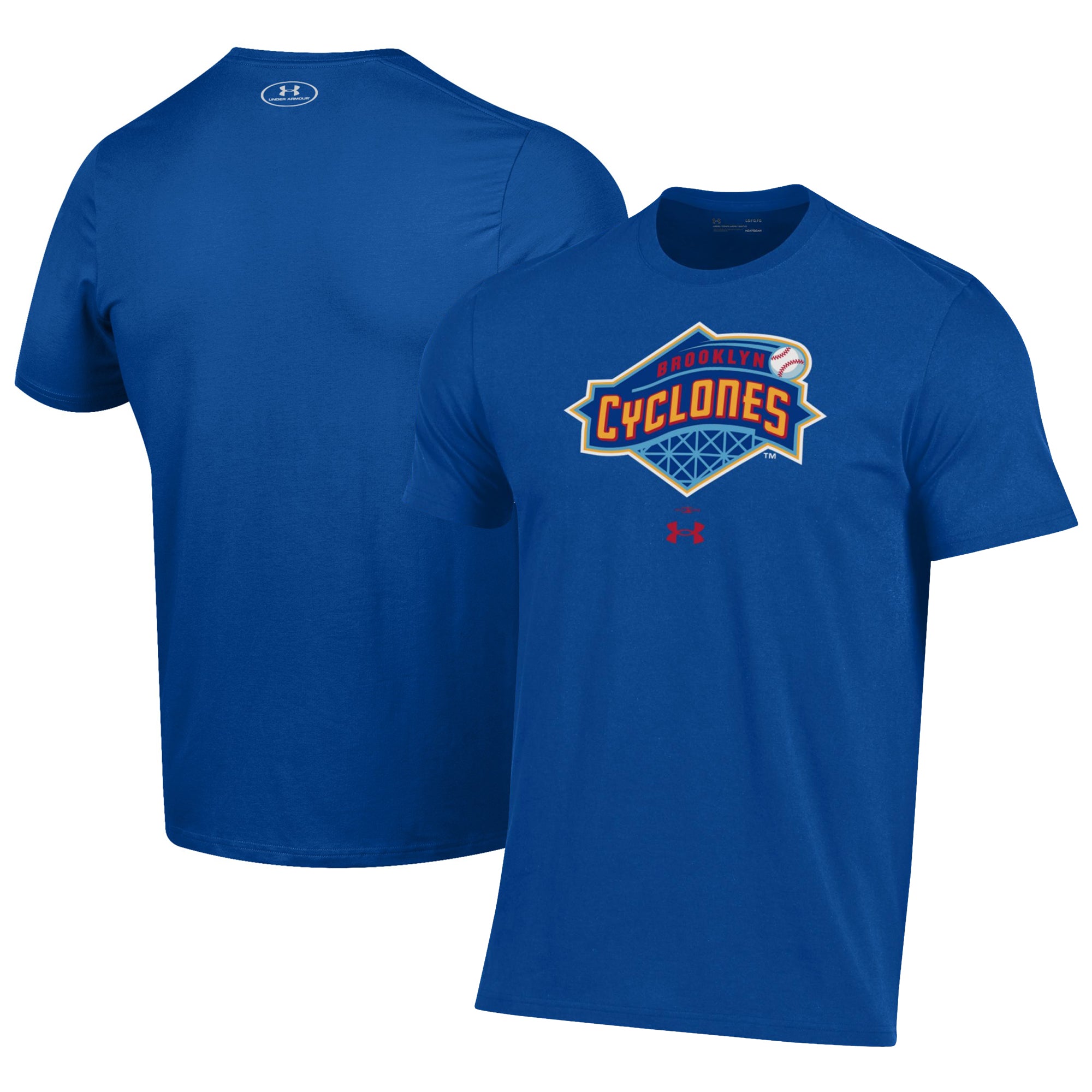 Men's Under Armour Royal Brooklyn Cyclones Performance T-Shirt