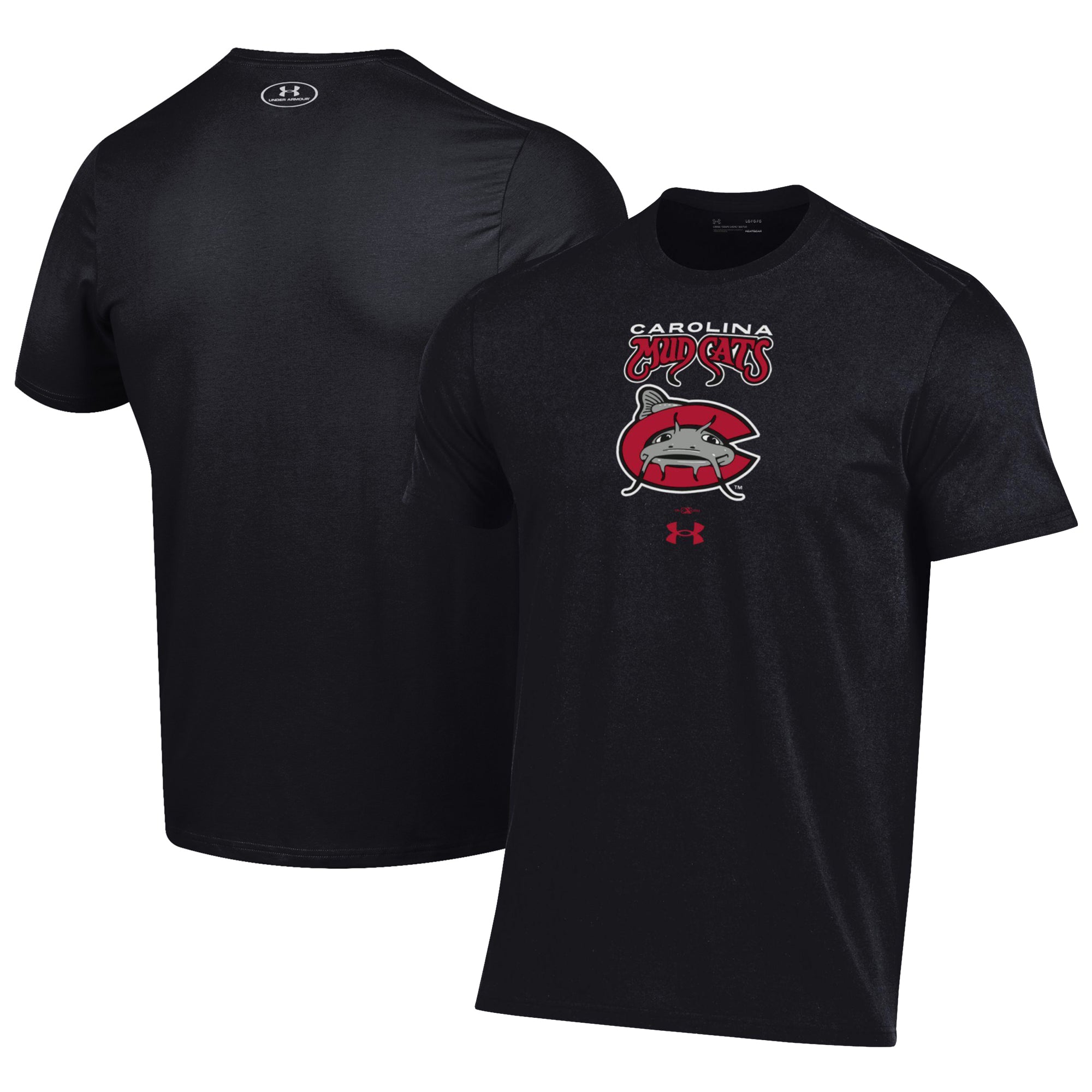 Men's Under Armour Black Carolina Mudcats Performance T-Shirt