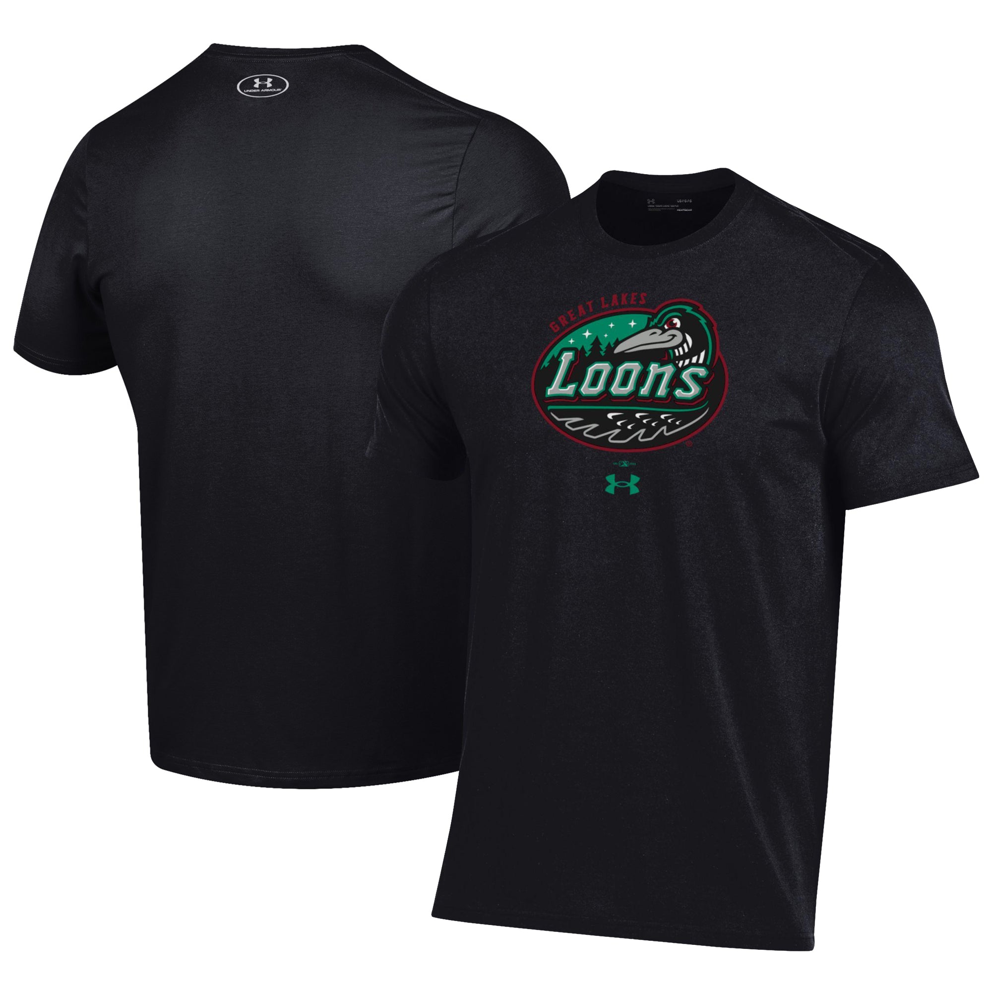 Men's Under Armour Black Great Lakes Loons Performance T-Shirt