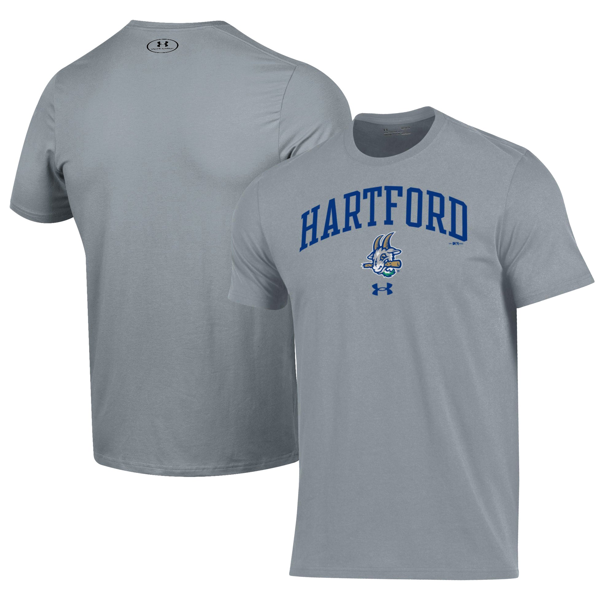Men's Under Armour Gray Hartford Yard Goats Performance T-Shirt