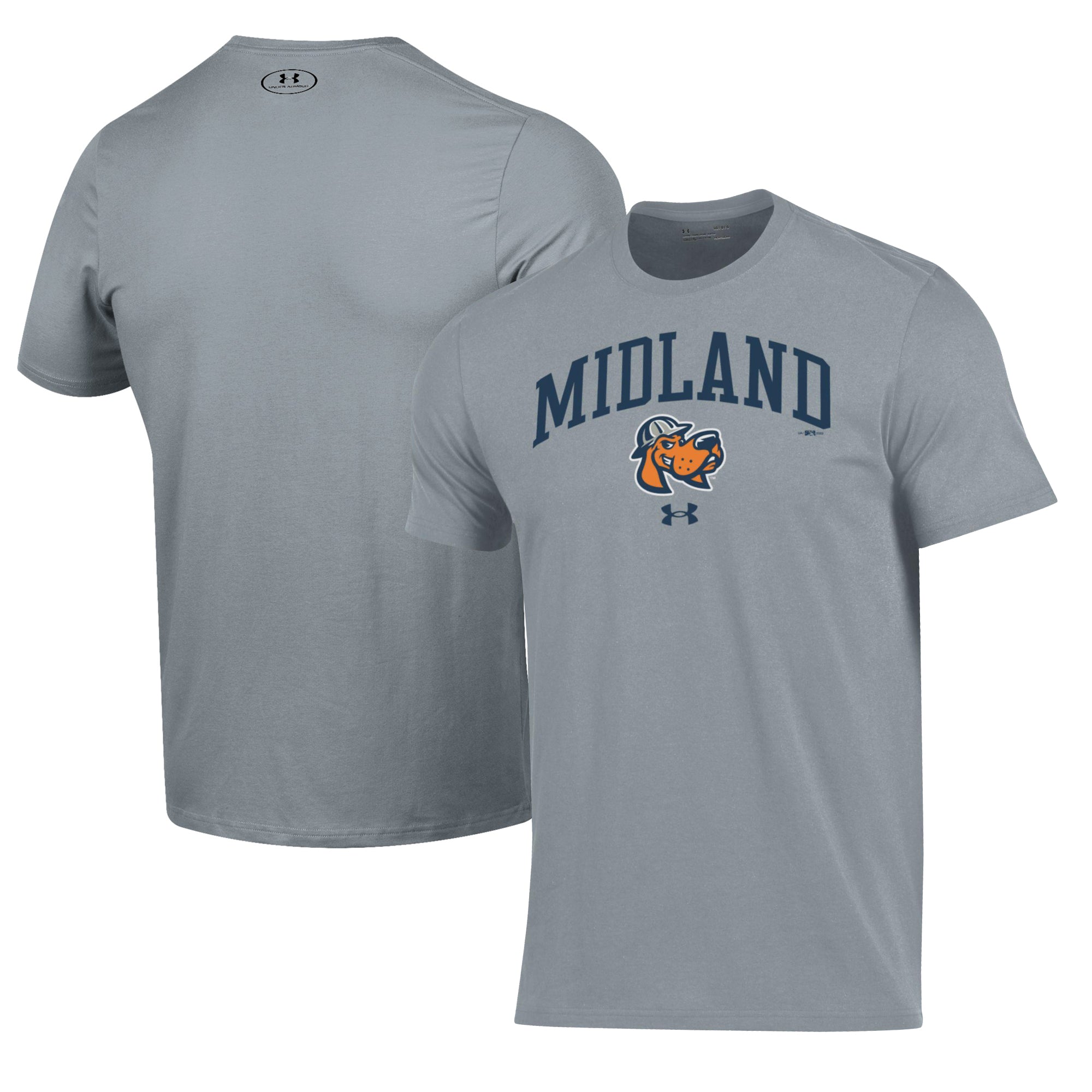 Men's Under Armour Gray Midland Rockhounds Performance T-Shirt
