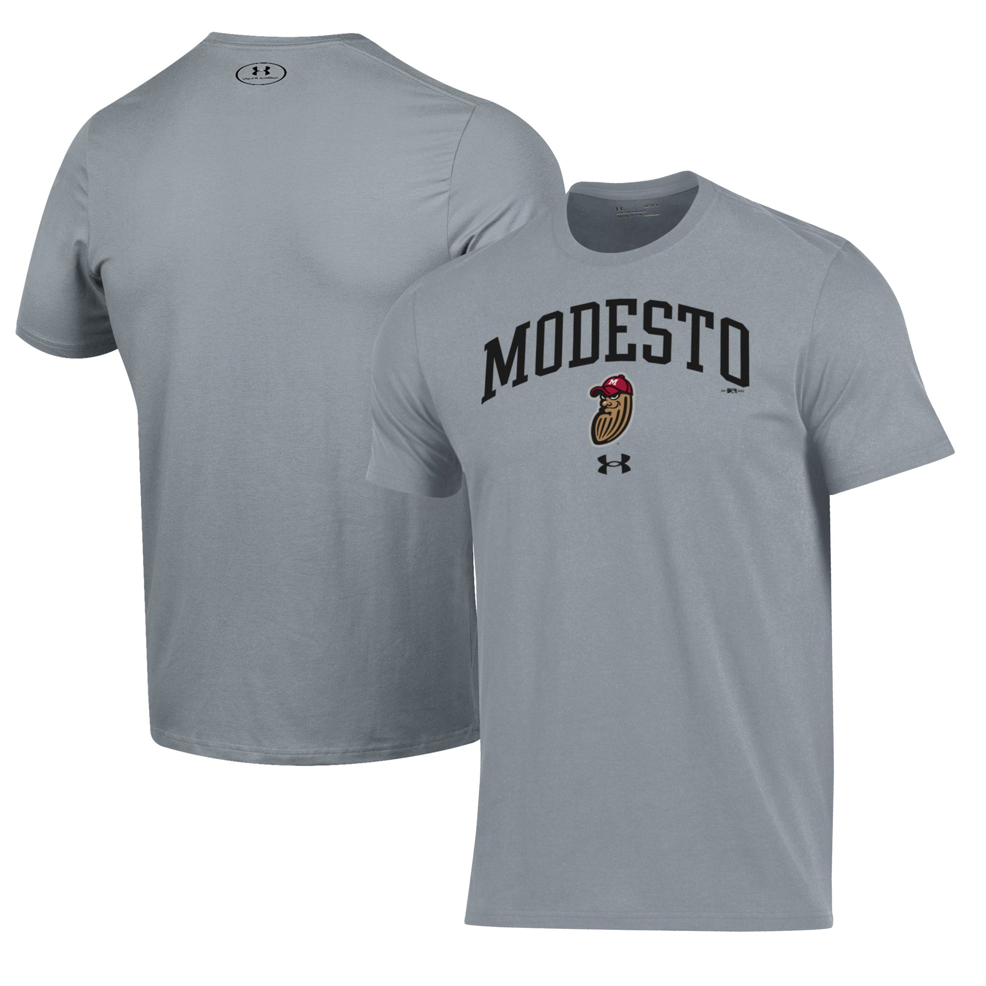 Men's Under Armour Gray Modesto Nuts Performance T-Shirt