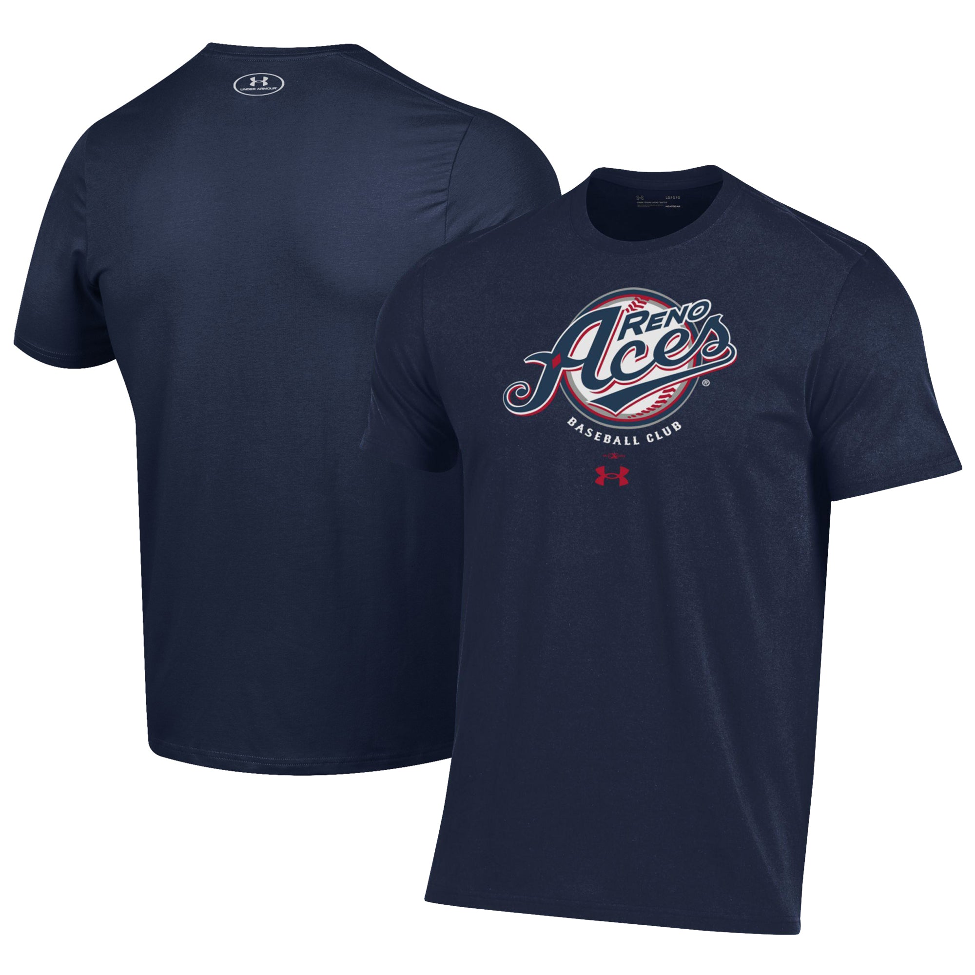 Men's Under Armour Navy Reno Aces Performance T-Shirt