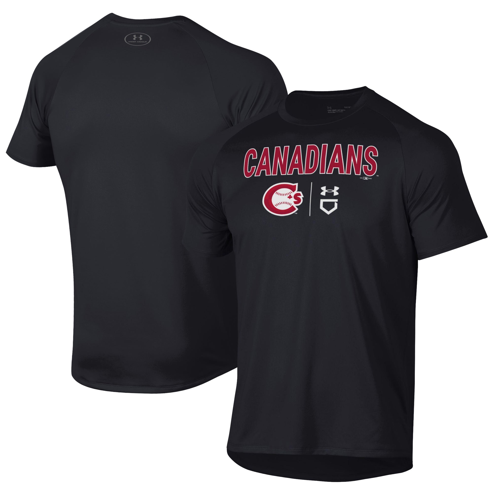 Men's Under Armour Black Vancouver Canadians Tech T-Shirt