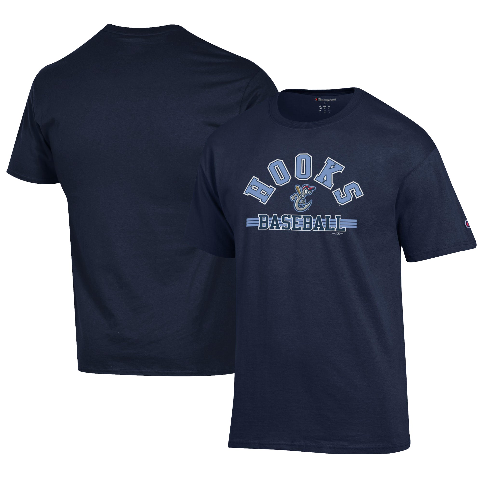 Men's Champion Navy Corpus Christi Hooks Jersey T-Shirt