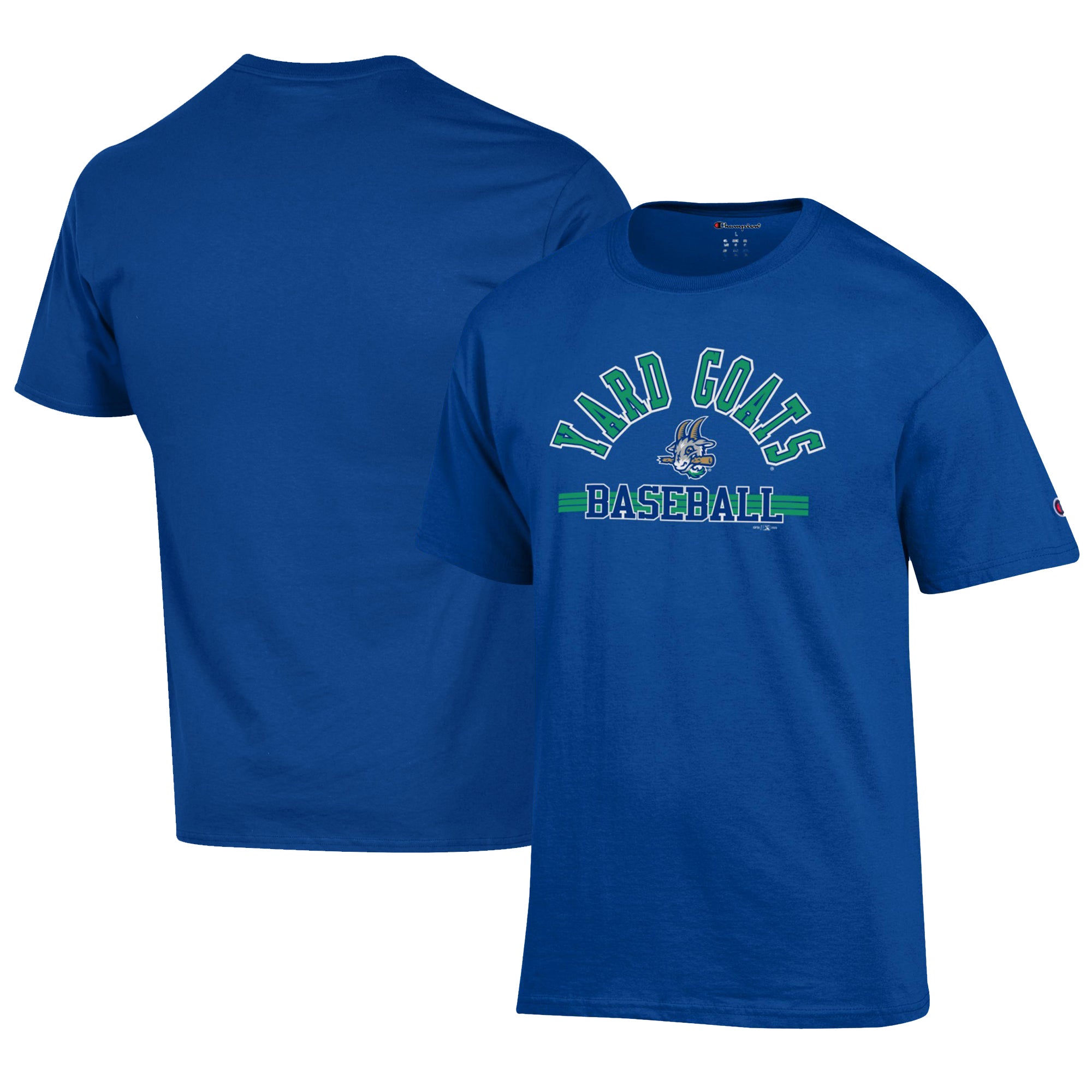 Men's Champion Royal Hartford Yard Goats Jersey T-Shirt