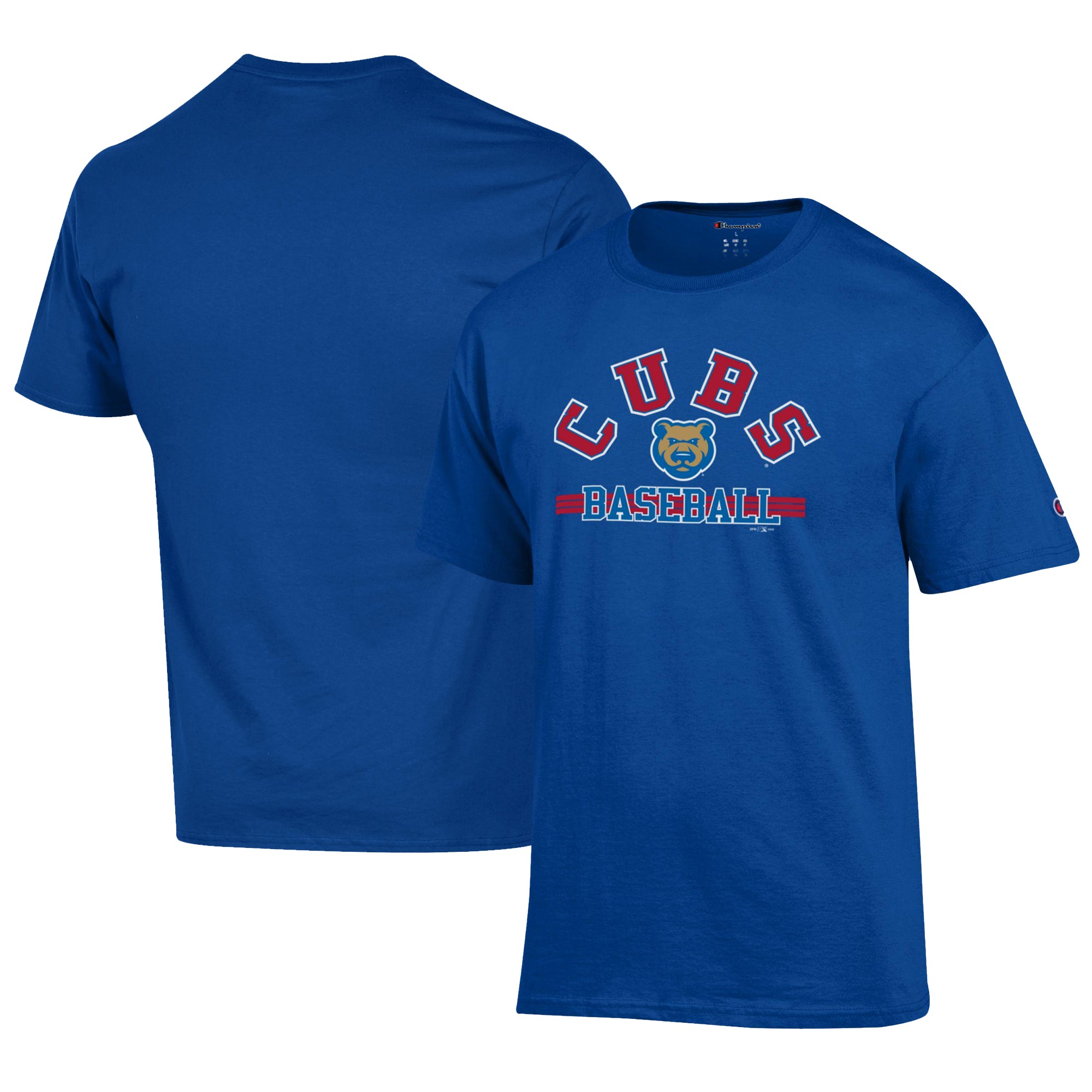 Men's Champion Royal Iowa Cubs Jersey T-Shirt
