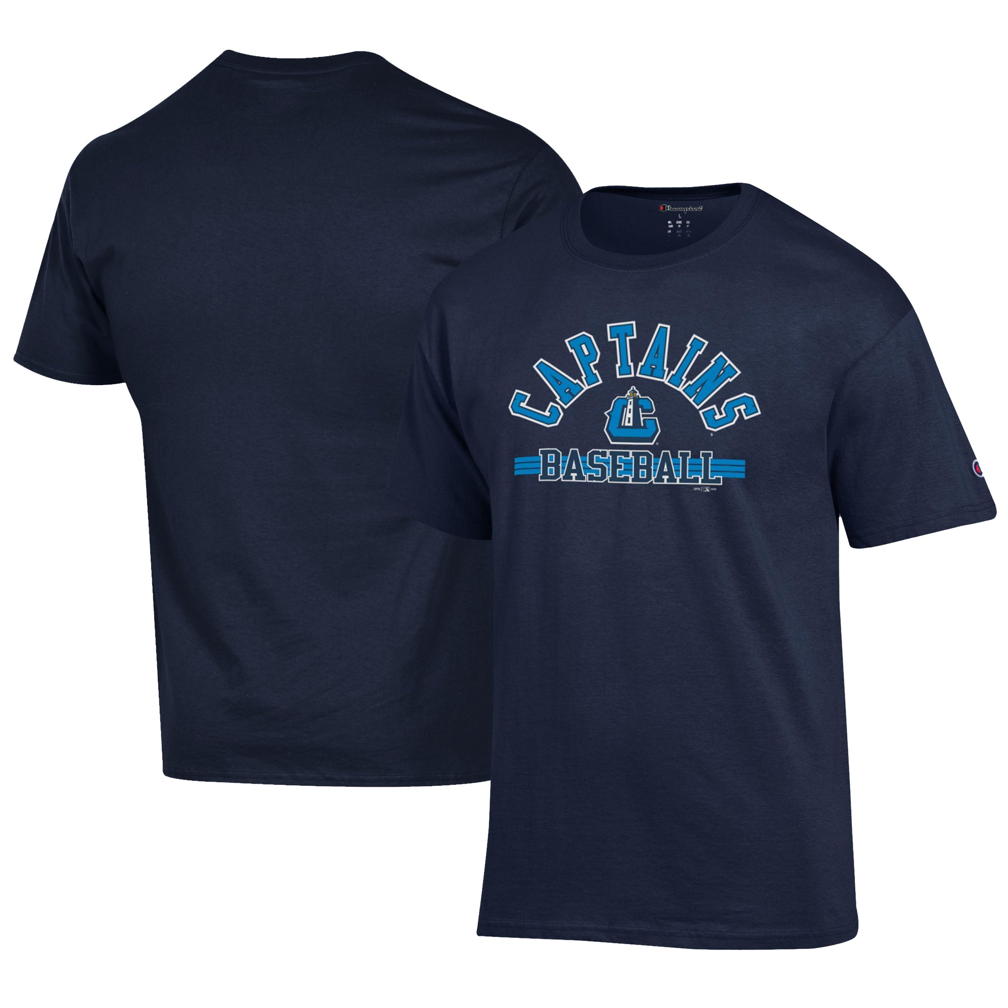 Men's Champion Navy Lake County Captains Jersey T-Shirt