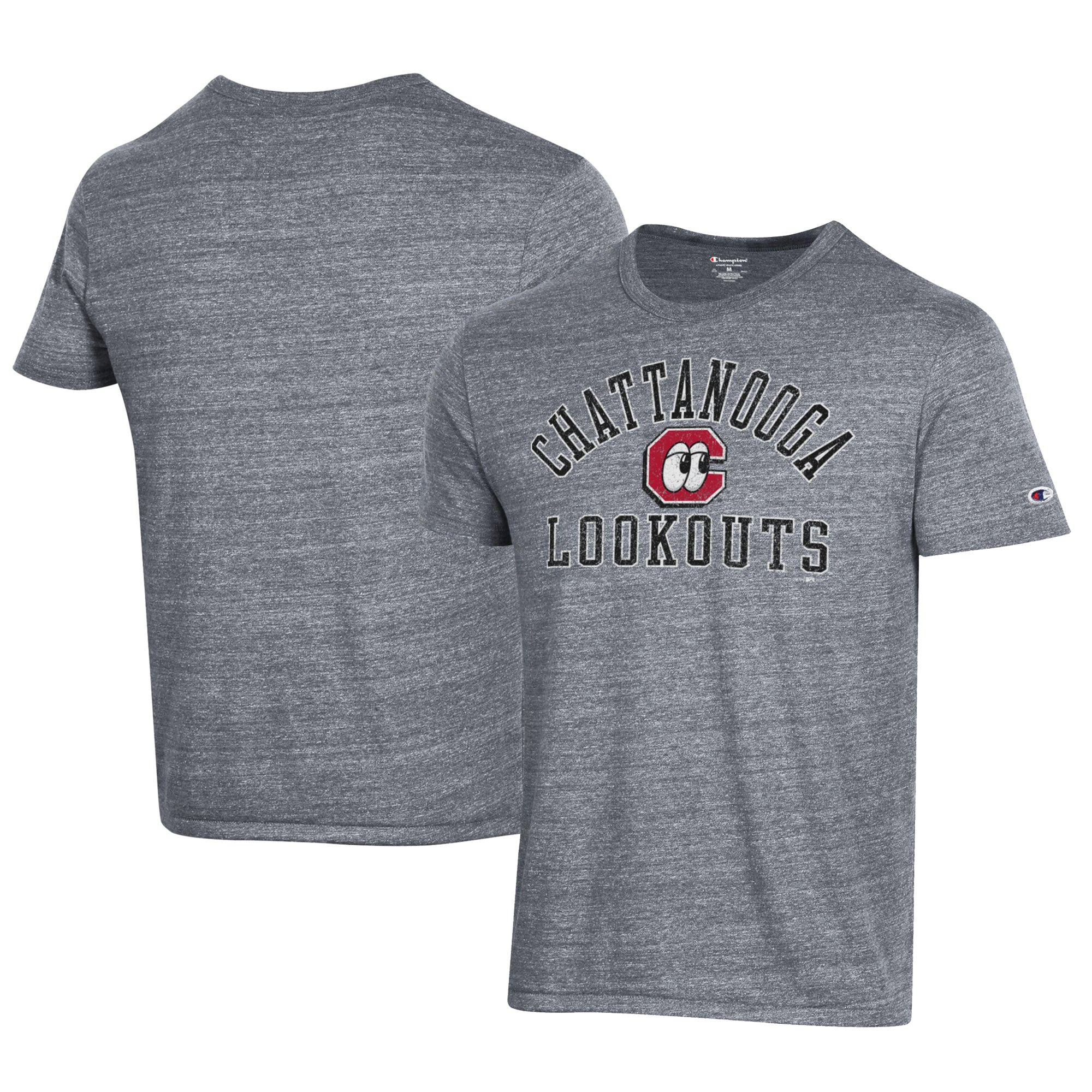 Men's Champion Gray Chattanooga Lookouts Ultimate Tri-Blend T-Shirt