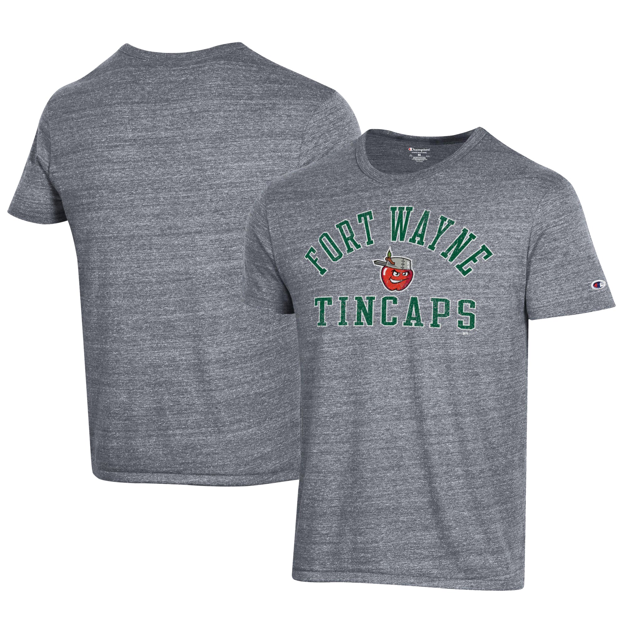 Men's Champion Gray Fort Wayne TinCaps Ultimate Tri-Blend T-Shirt