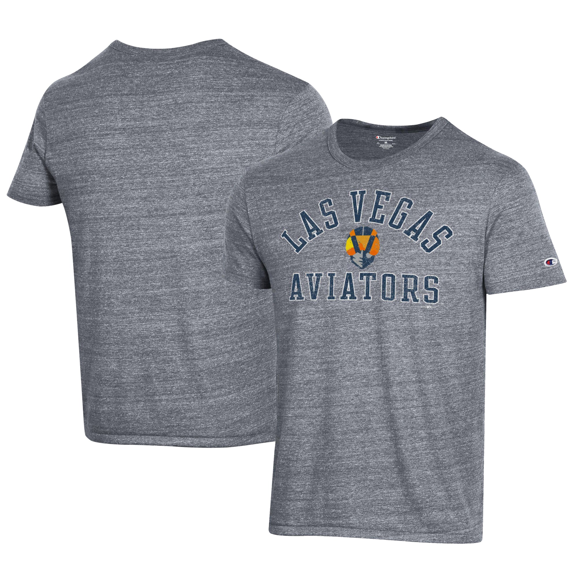 Men's Champion Gray Las Vegas Aviators Ultimate Tri-Blend T-Shirt
