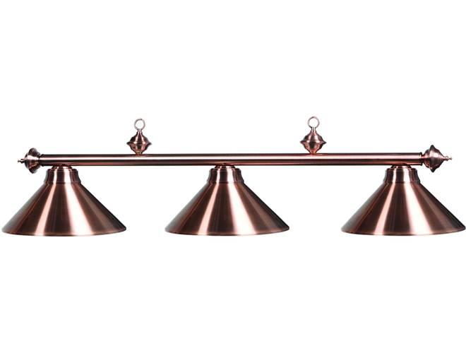 Ram Gameroom Products Metallic 3-Lamp Bar Pool Table Light - Antique Copper