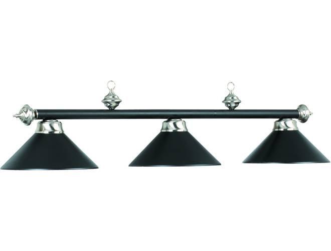 Ram Gameroom Products Metallic 3-Lamp Bar Pool Table Light - Cherry