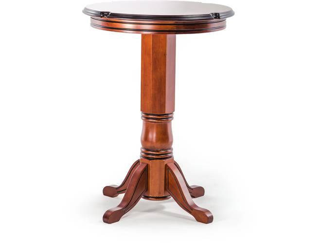 Spencer Marston Round Pub Table - Pecan Stain