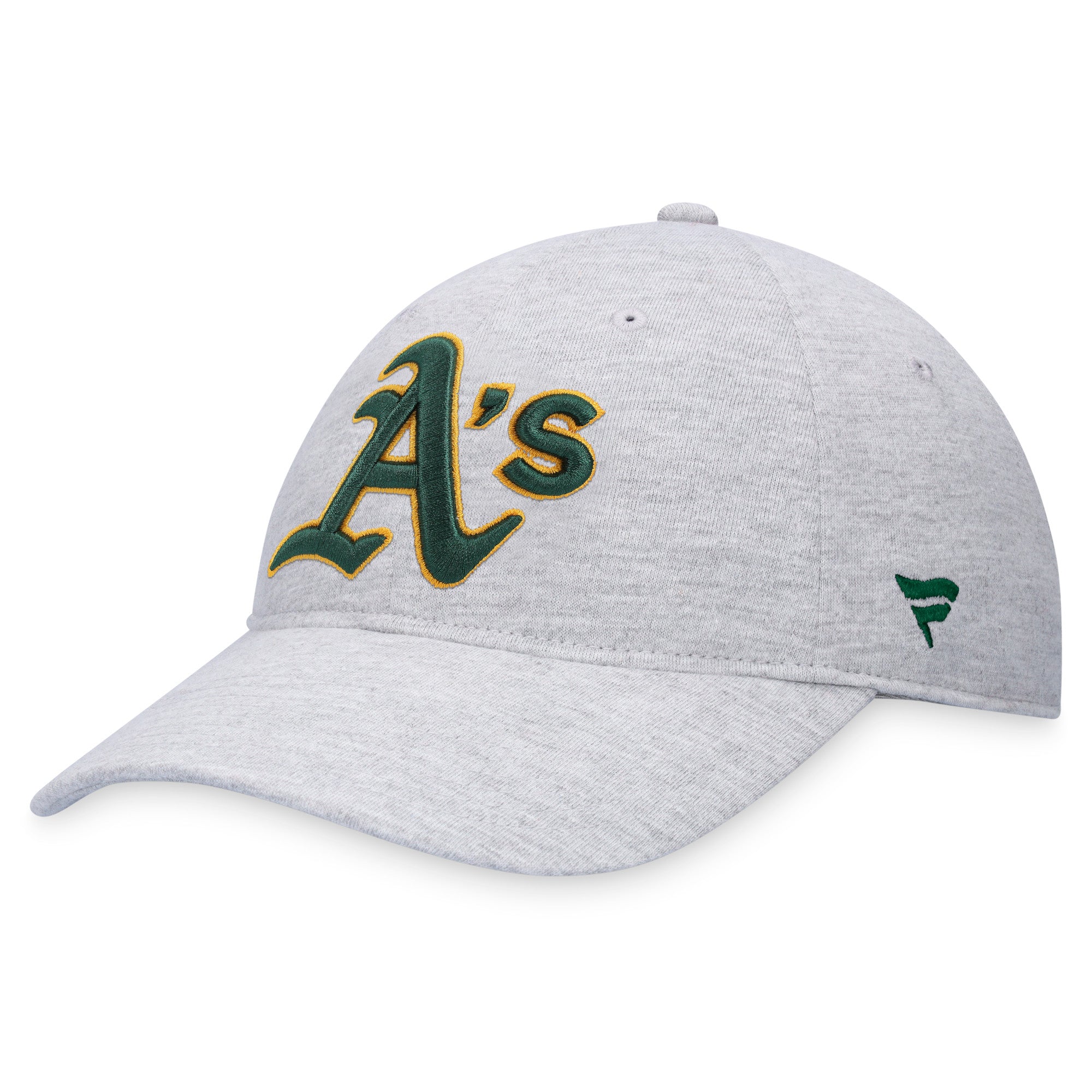 Men's Fanatics Heather Gray Athletics Logo Adjustable Hat