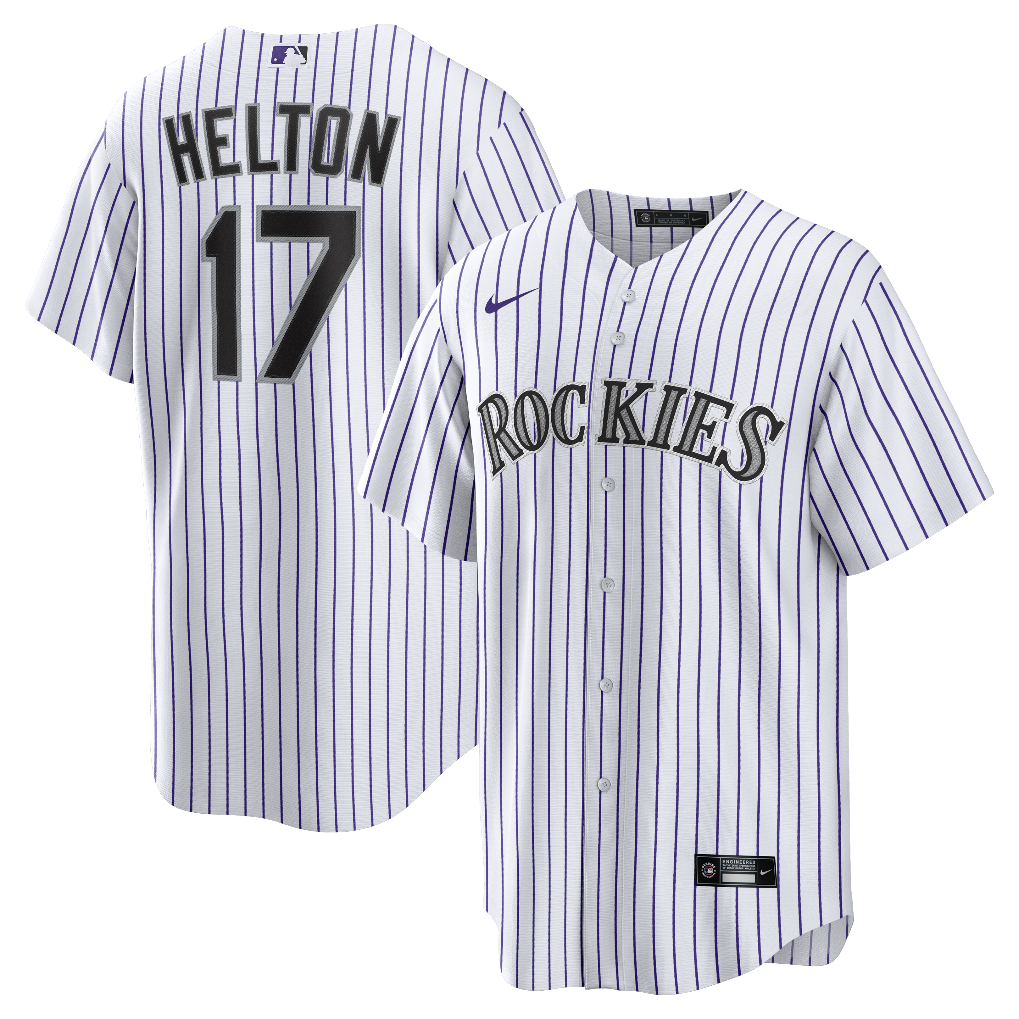 Men's Nike Todd Helton White Colorado Rockies Home Retired Player Replica Jersey