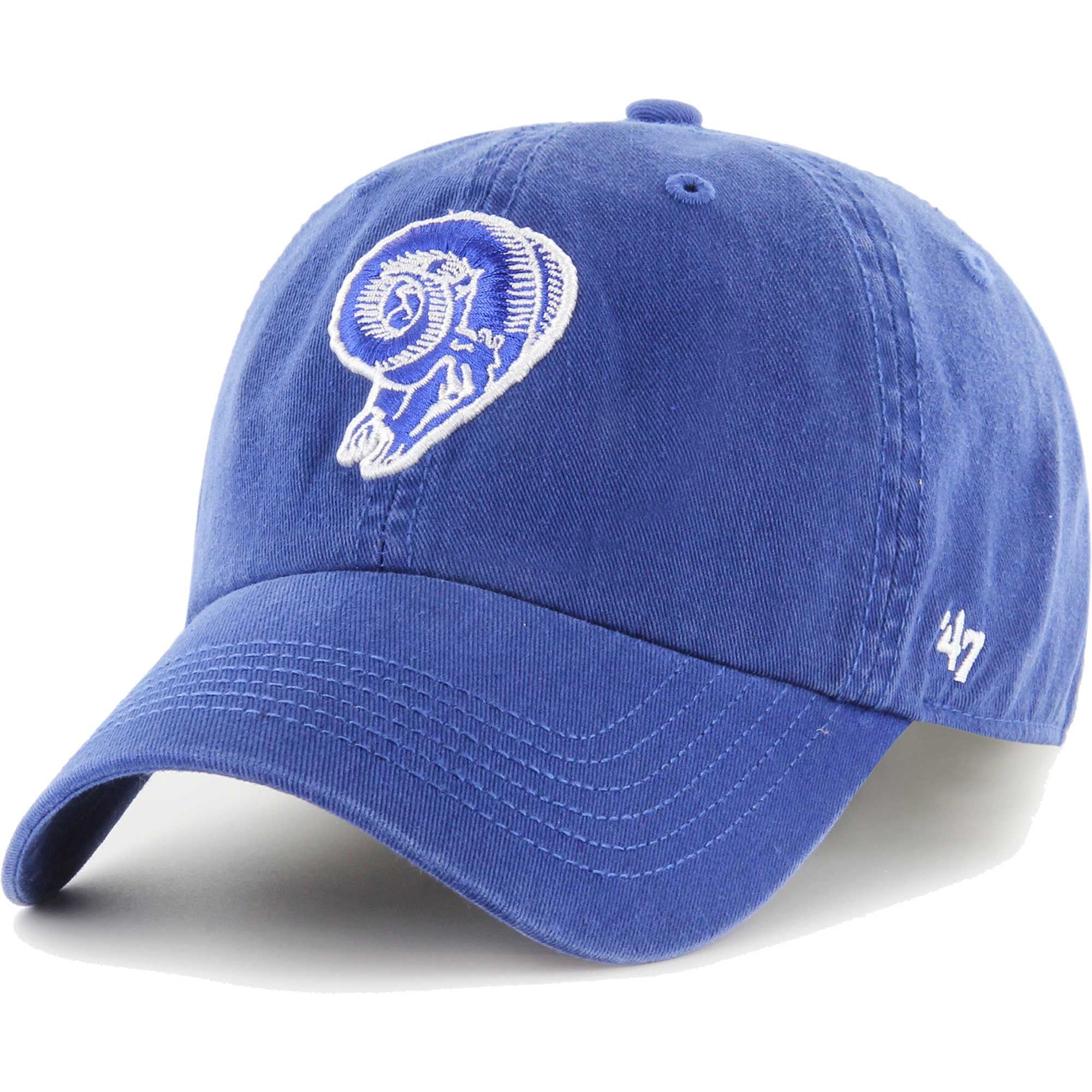 Men's '47 Royal Los Angeles Rams Gridiron Classics Franchise Fitted Hat
