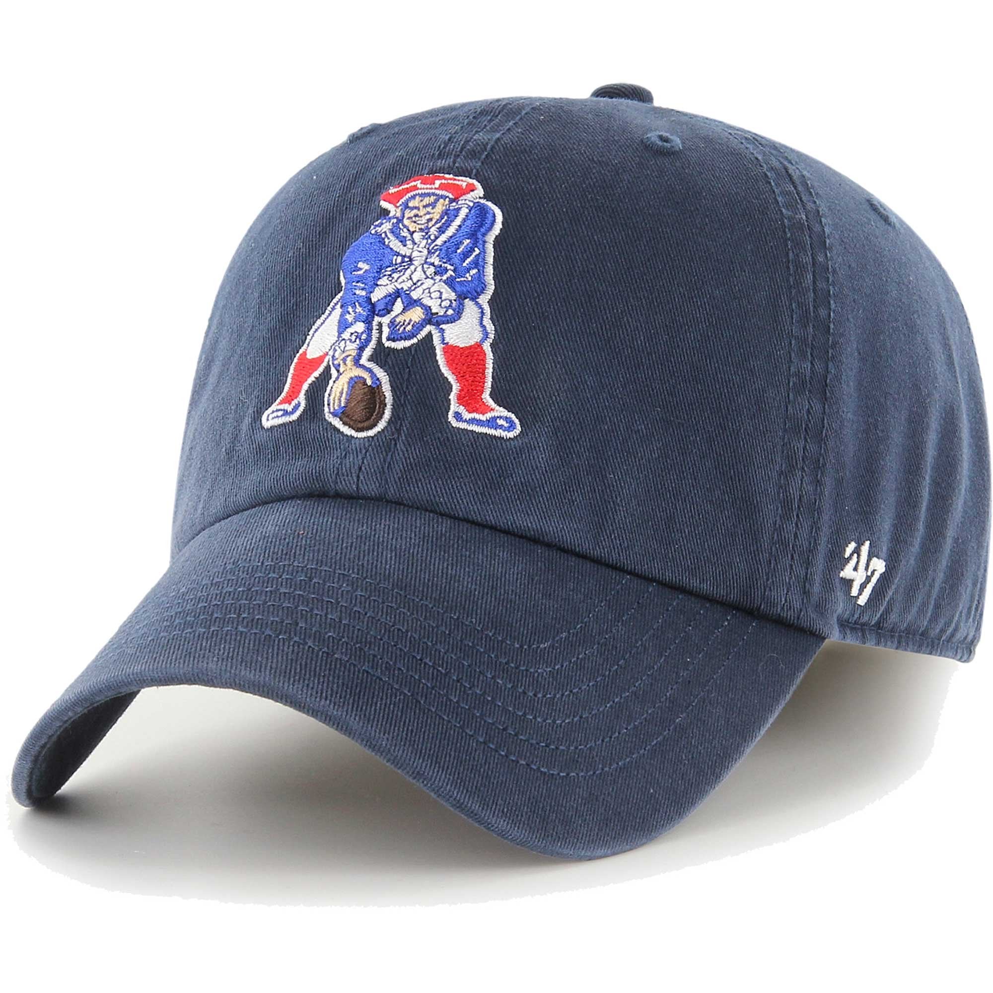 Men's '47 Navy New England Patriots Gridiron Classics Franchise Fitted Hat