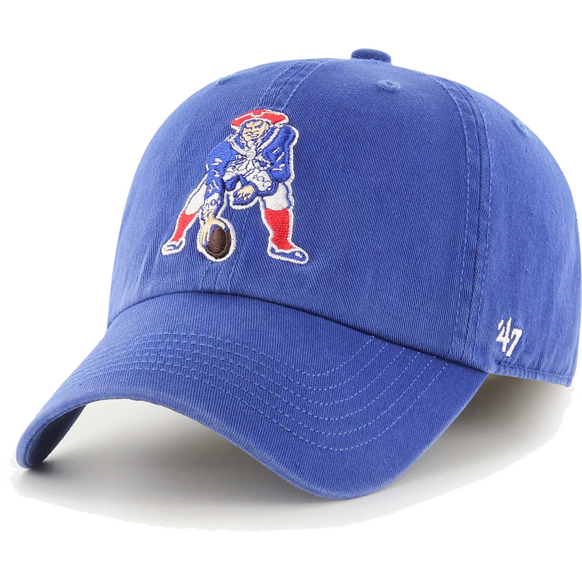 Men's '47 Royal New England Patriots Gridiron Classics Franchise Fitted Hat