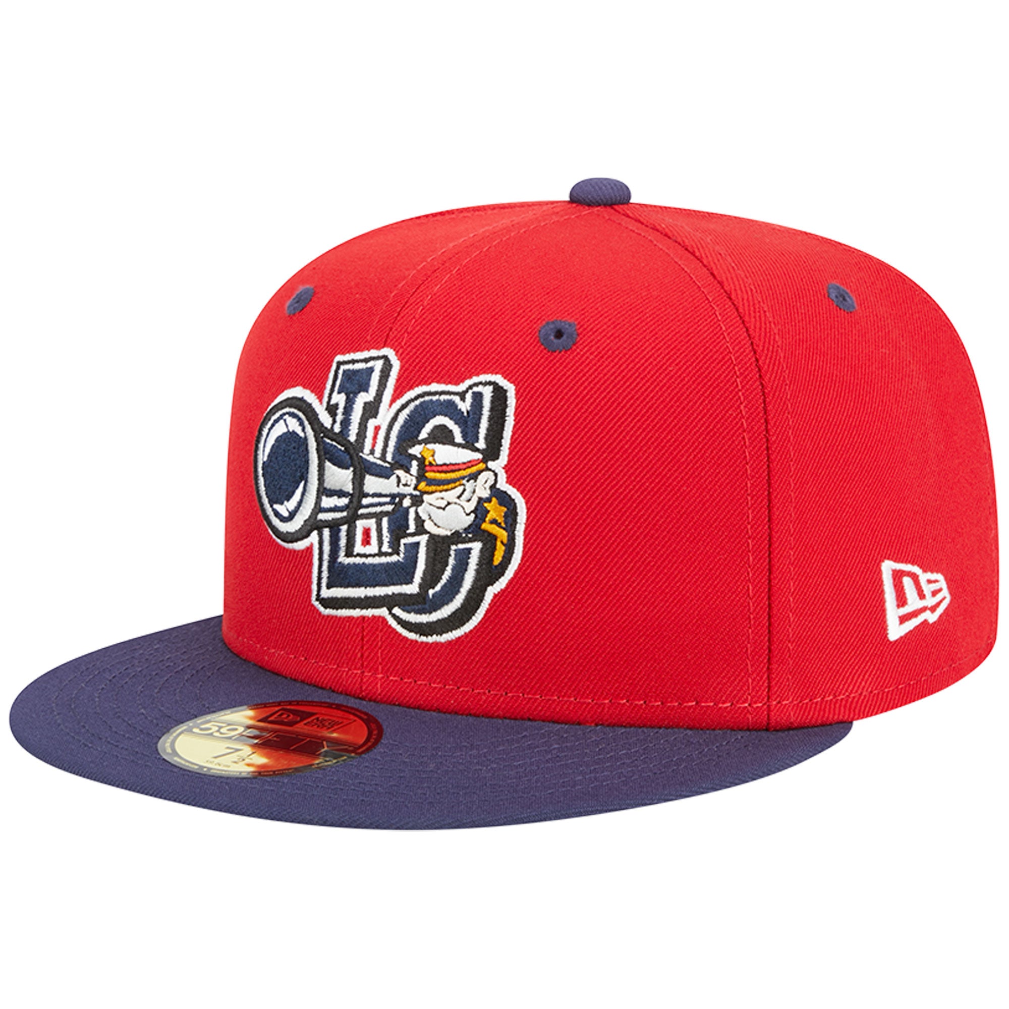 Men's New Era Red Lake County Captains Theme Nights 20th Anniversary Alternate 3 59FIFTY Fitted Hat