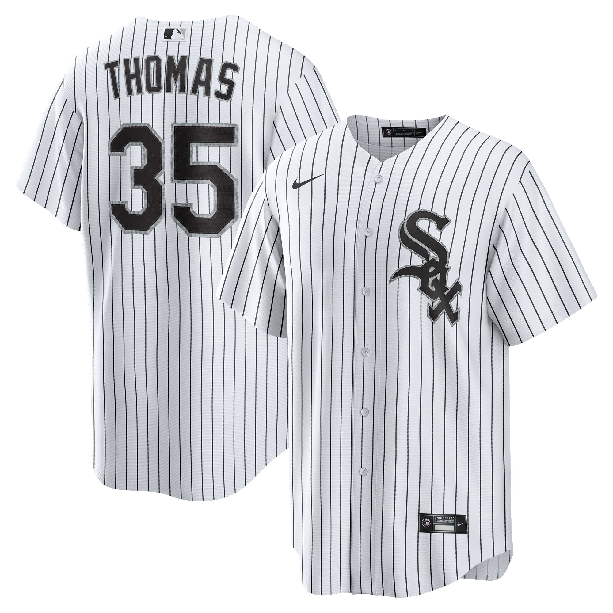 Men's Nike Frank Thomas White Chicago White Sox Home Retired Player Replica Jersey
