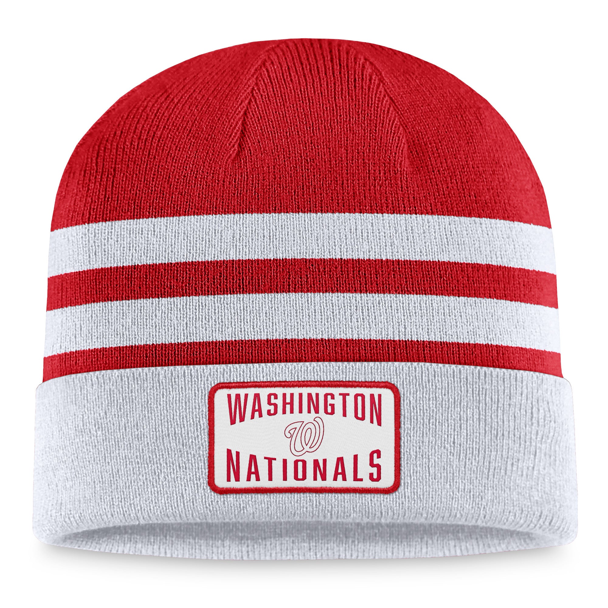 Men's Fanatics Gray Washington Nationals Cuffed Knit Hat