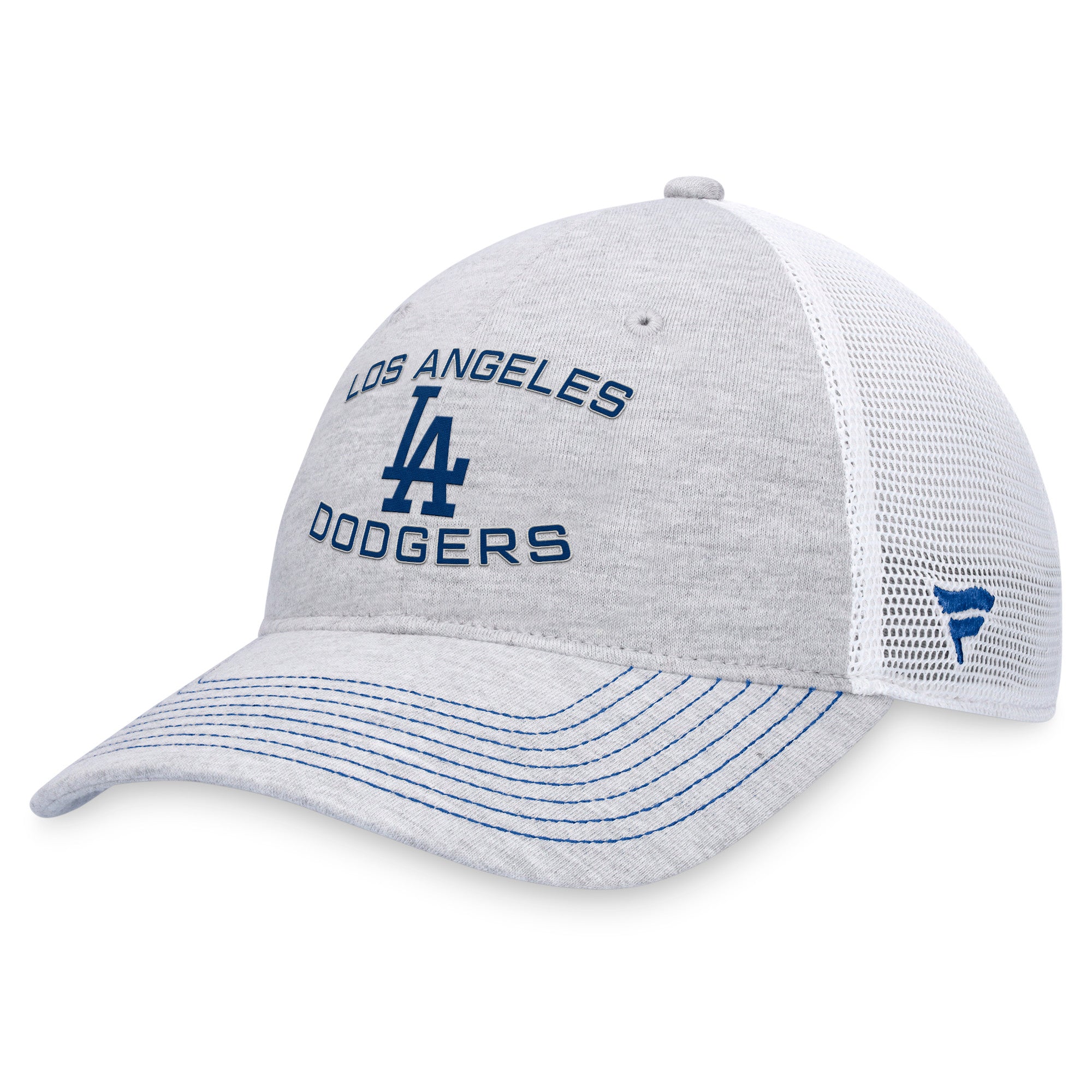 Men's Fanatics Gray Los Angeles Dodgers Trucker Adjustable Hat