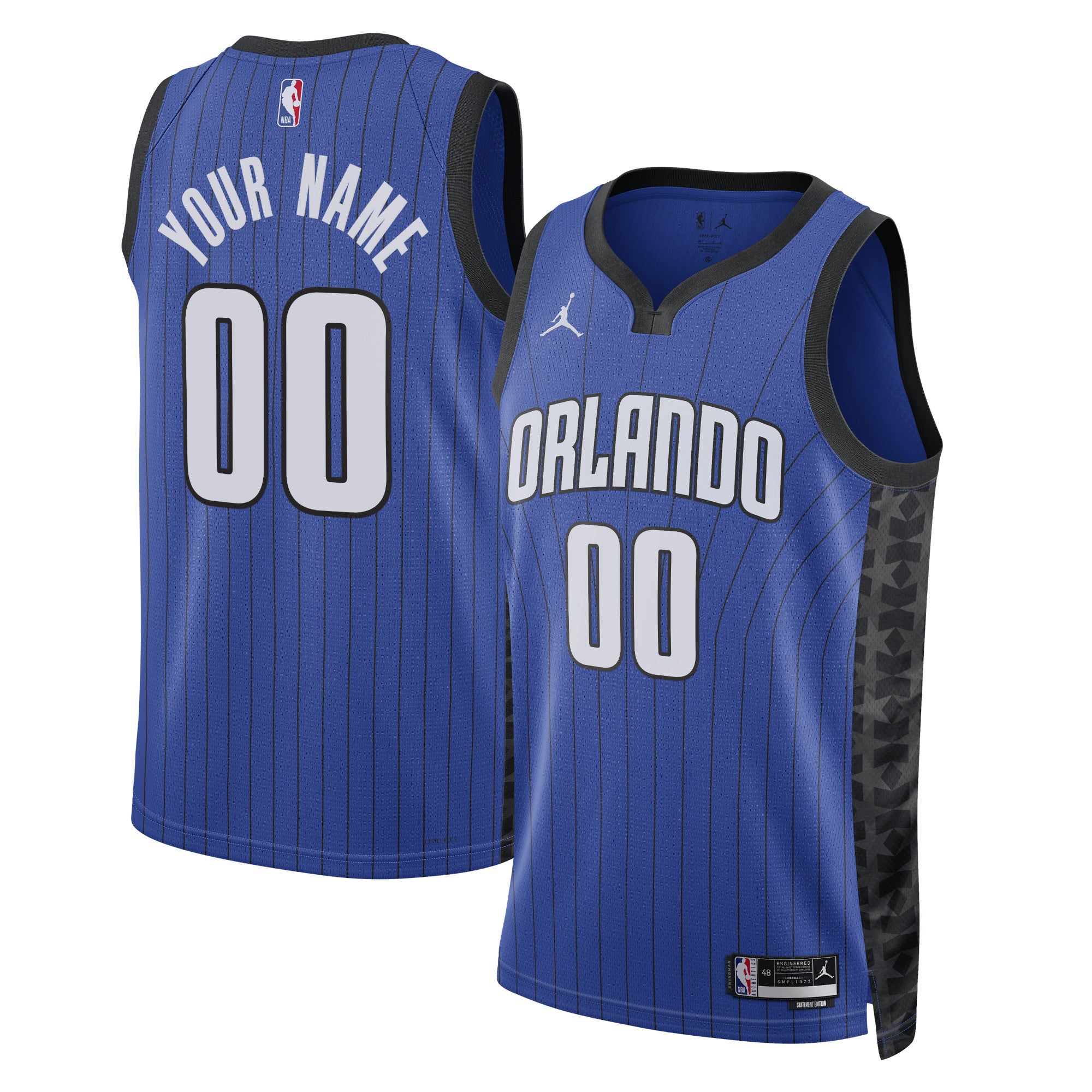 Unisex Jordan Brand Royal Orlando Magic 2022/23 Swingman Custom Jersey - Statement Edition