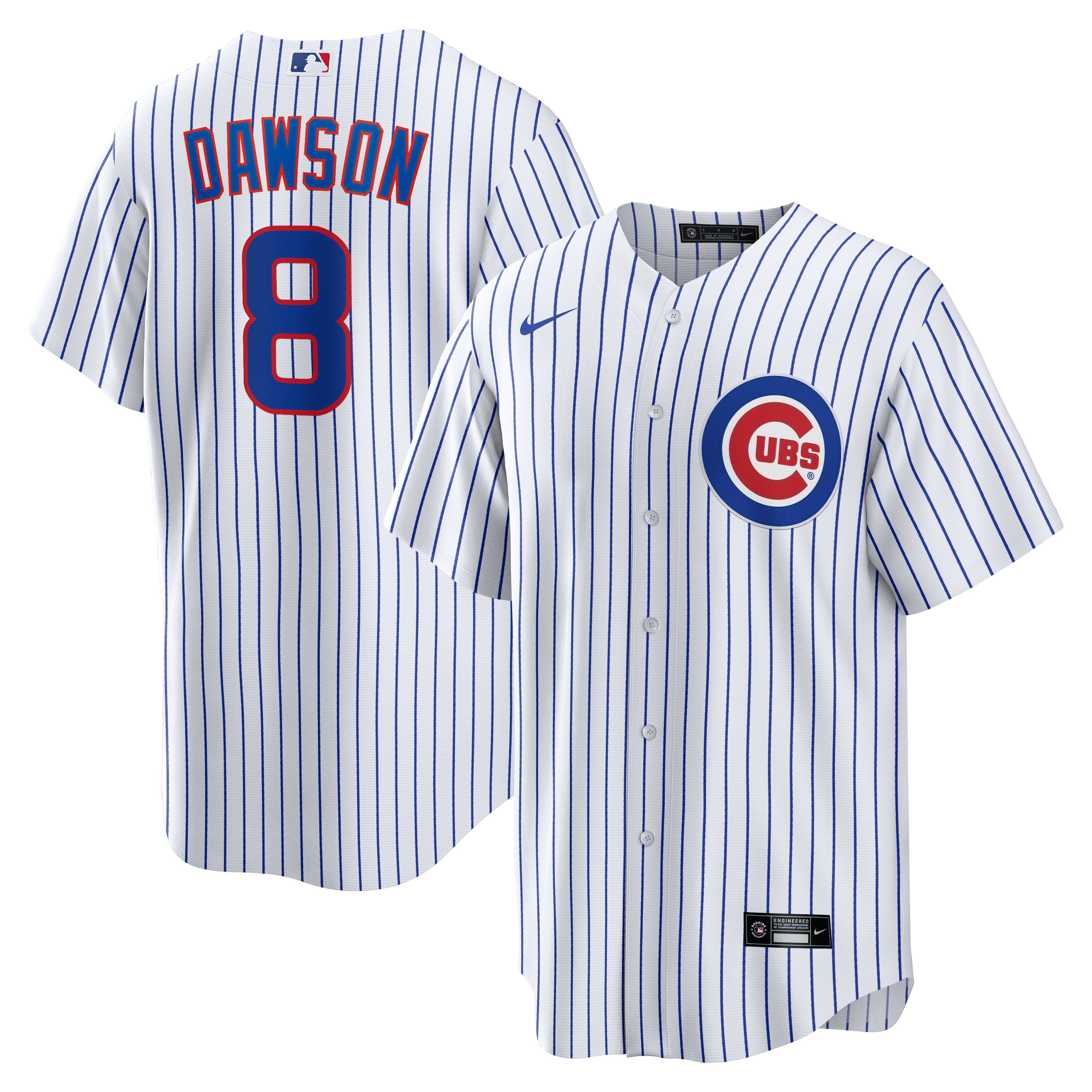 Men's Nike Andre Dawson White Chicago Cubs Home Retired Player Replica Jersey