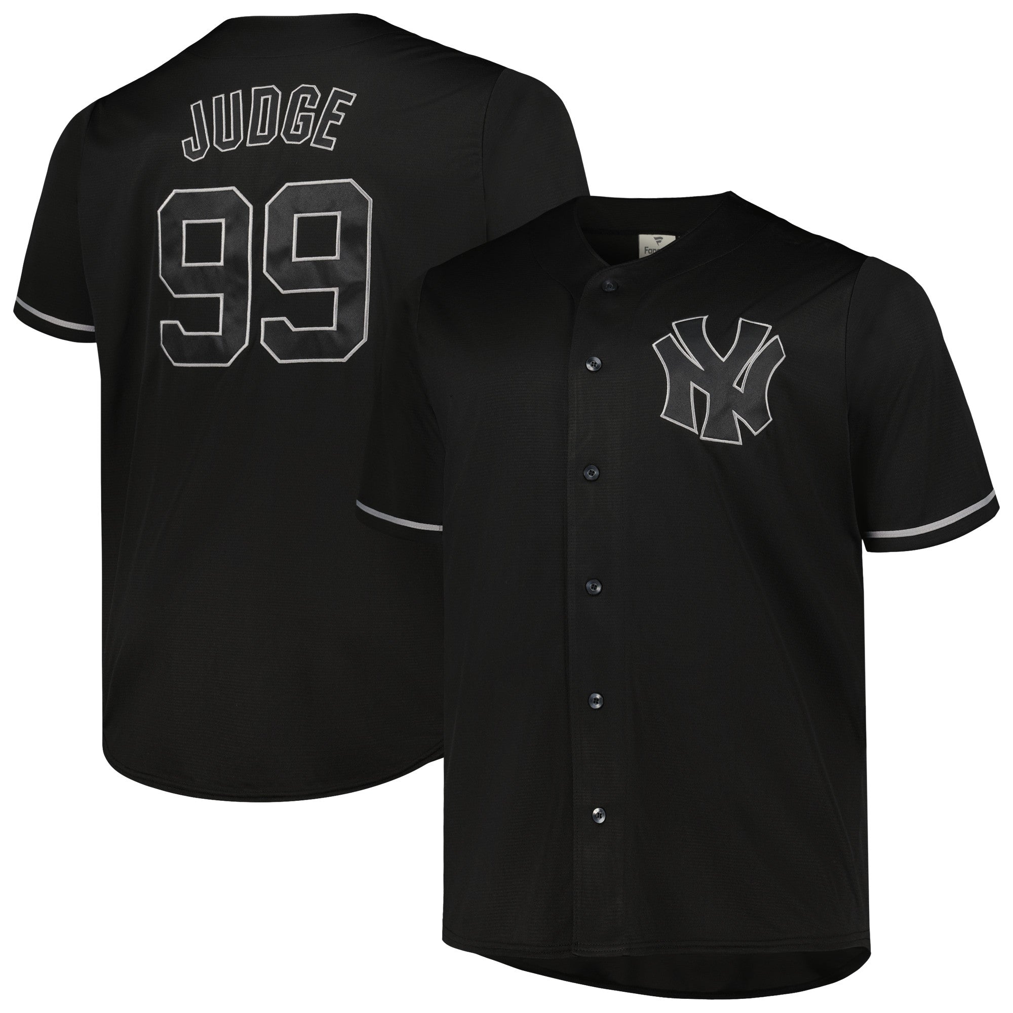 Men's Aaron Judge Black New York Yankees Big & Tall Pop Fashion Jersey