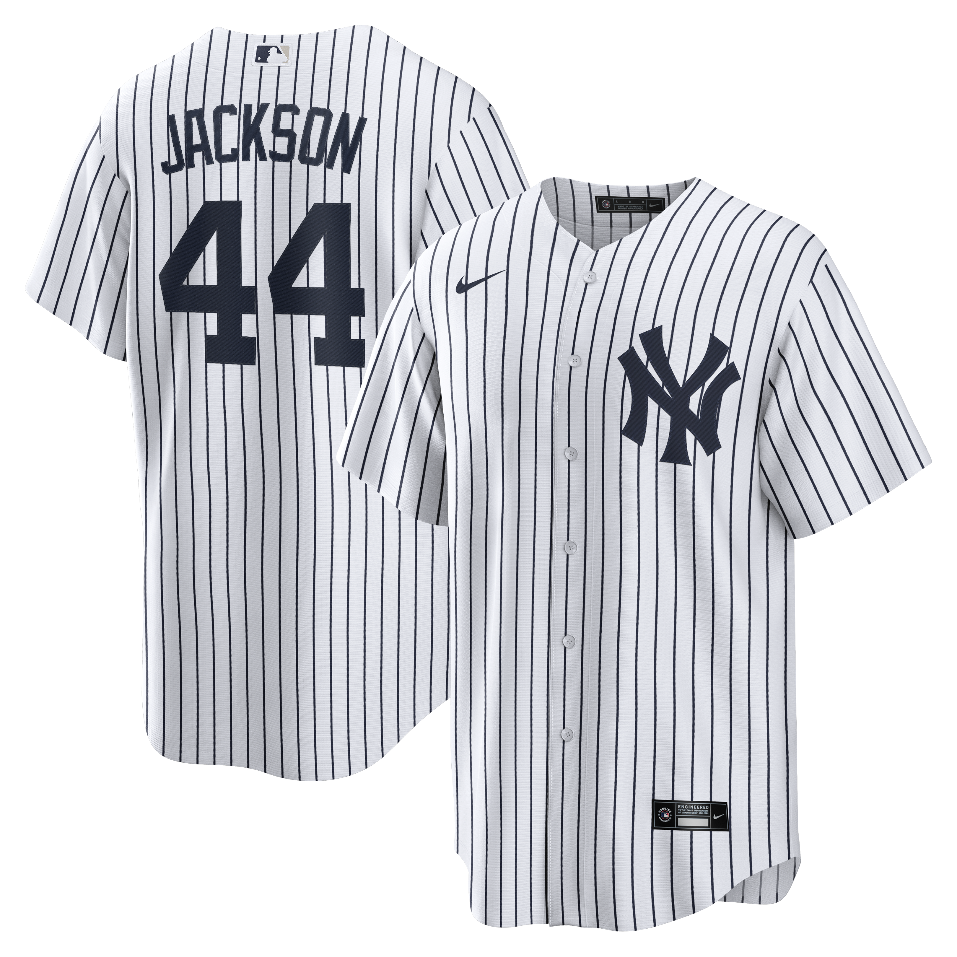 Men's Nike Reggie Jackson White New York Yankees Home Retired Player Replica Jersey