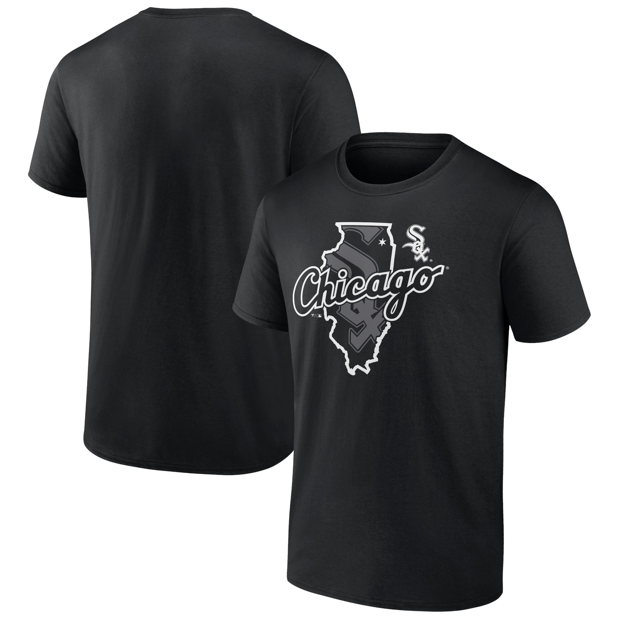 Men's Black Chicago White Sox Hometown Sox State T-Shirt