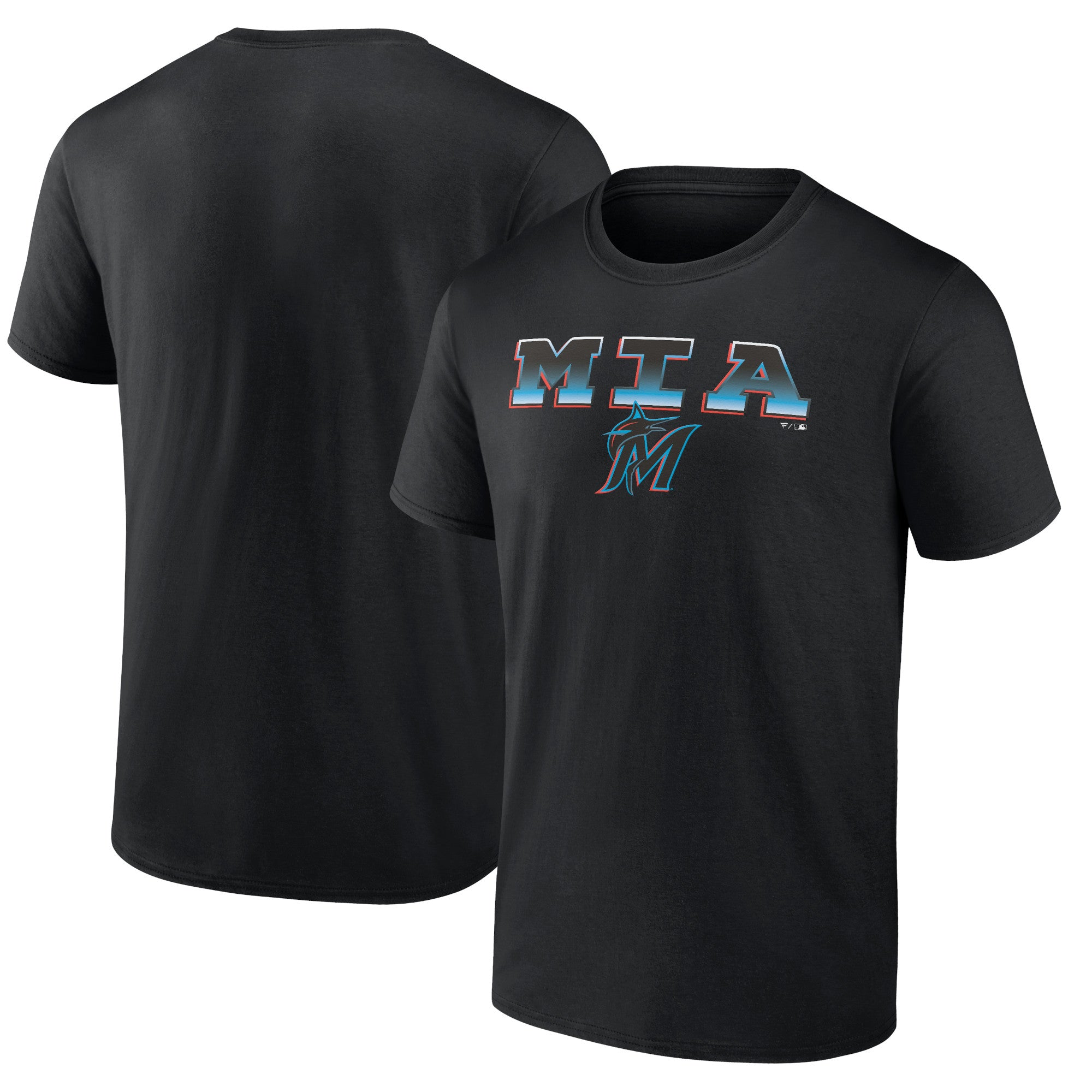 Men's Black Miami Marlins Hometown Baseball 305 T-Shirt