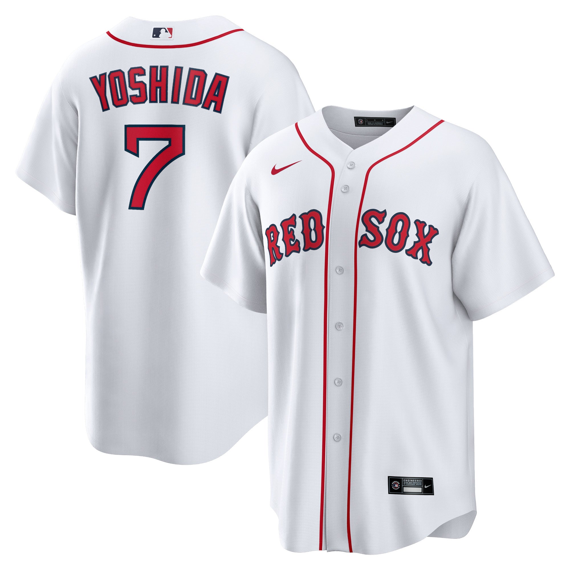 Men's Nike Masataka Yoshida White Boston Red Sox Replica Player Jersey