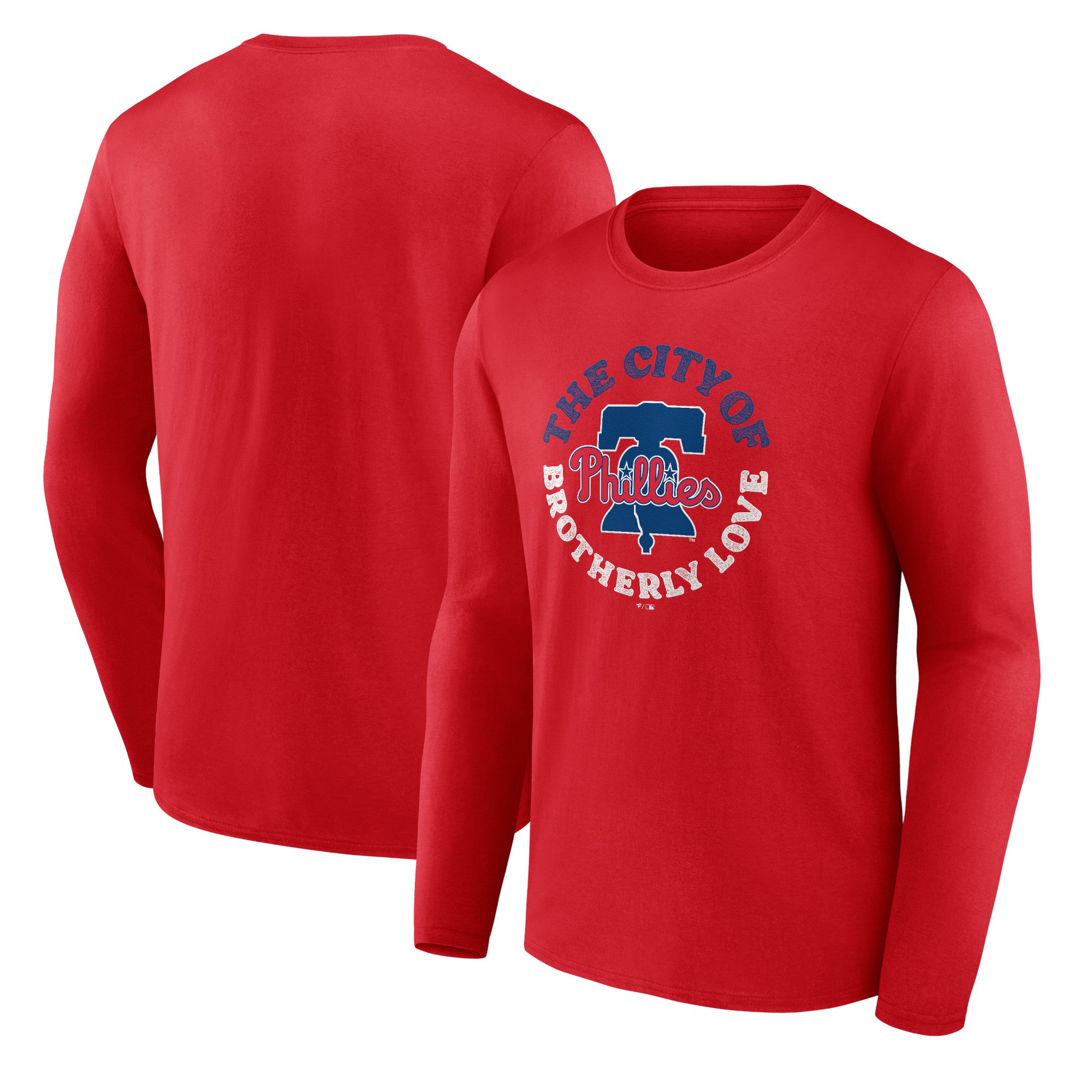 Men's Red Philadelphia Phillies Hometown Collection The City of Brotherly Love T-Shirt