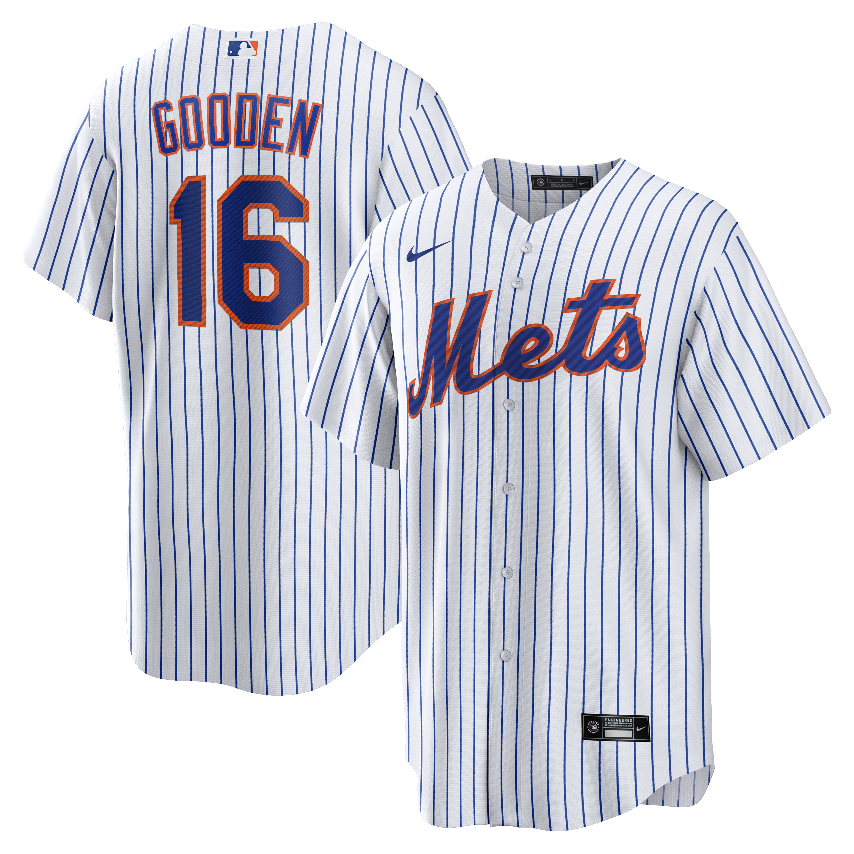 Men's Nike Dwight Gooden White New York Mets Home Retired Player Replica Jersey