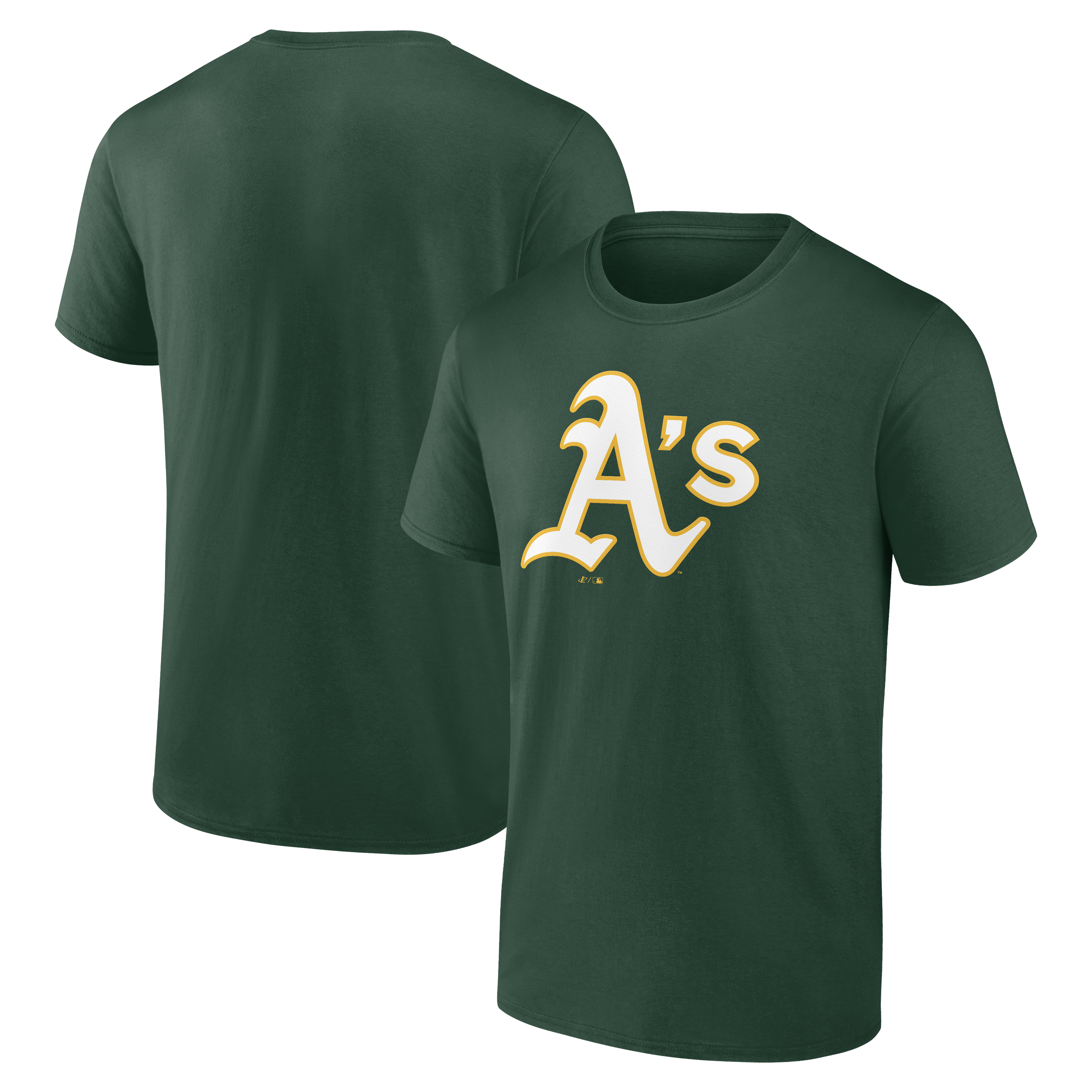 Men's Logo Athletic Green Athletics Official Logo T-Shirt